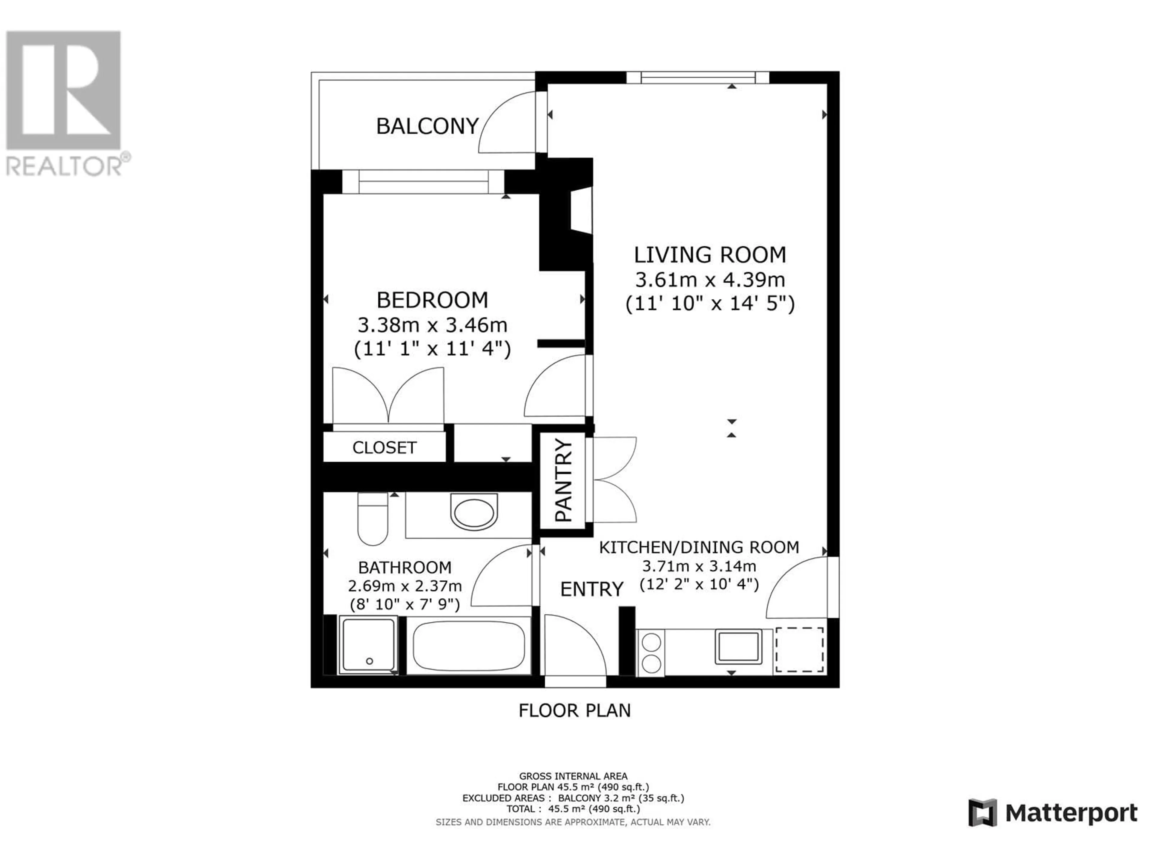 Floor plan for 769 - 4090 WHISTLER WAY, Whistler British Columbia V8E1J3