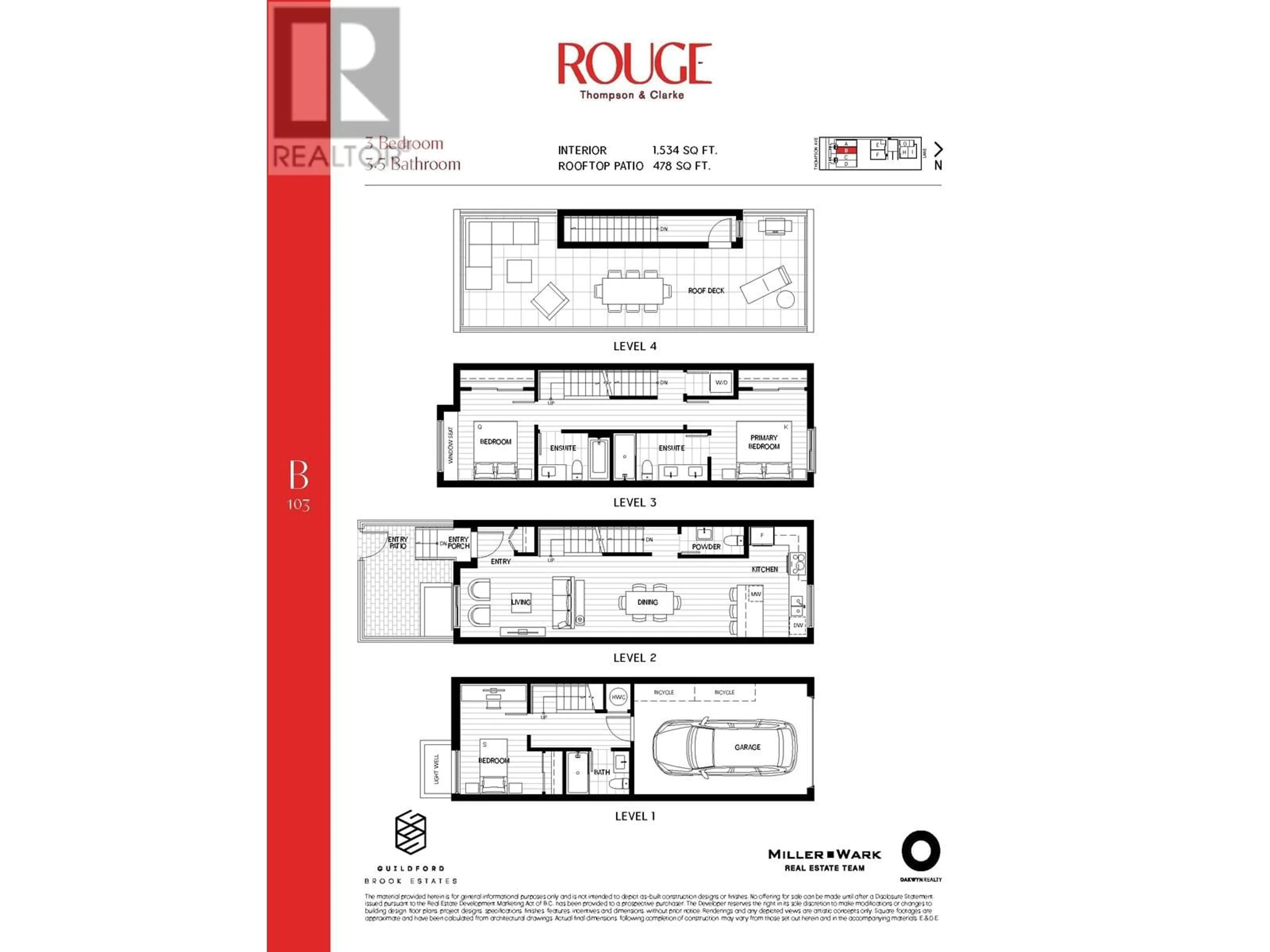 Floor plan for 103 - 586 THOMPSON AVENUE, Coquitlam British Columbia V0V0V0