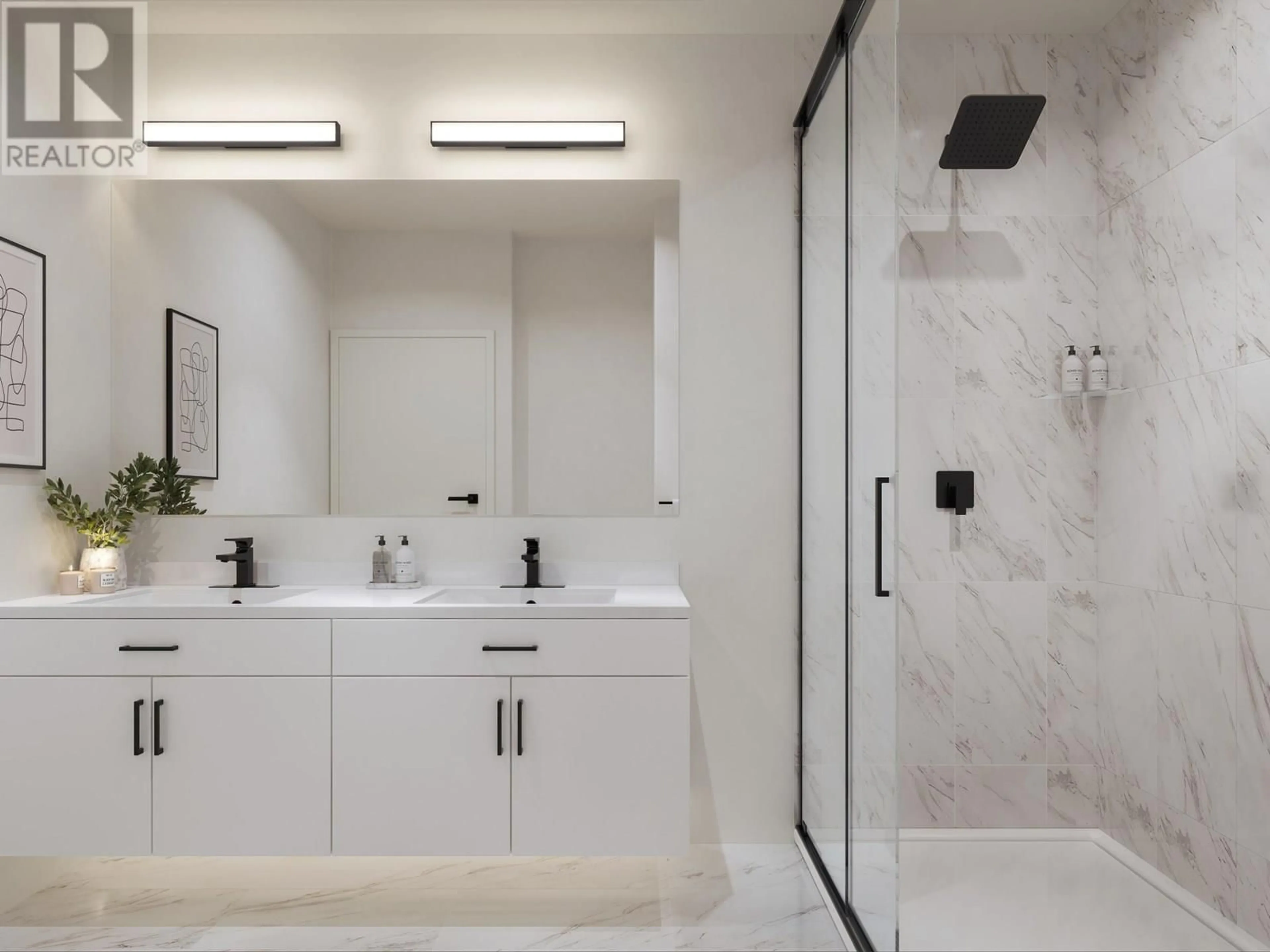 Contemporary bathroom, ceramic/tile floor for 103 - 586 THOMPSON AVENUE, Coquitlam British Columbia V0V0V0