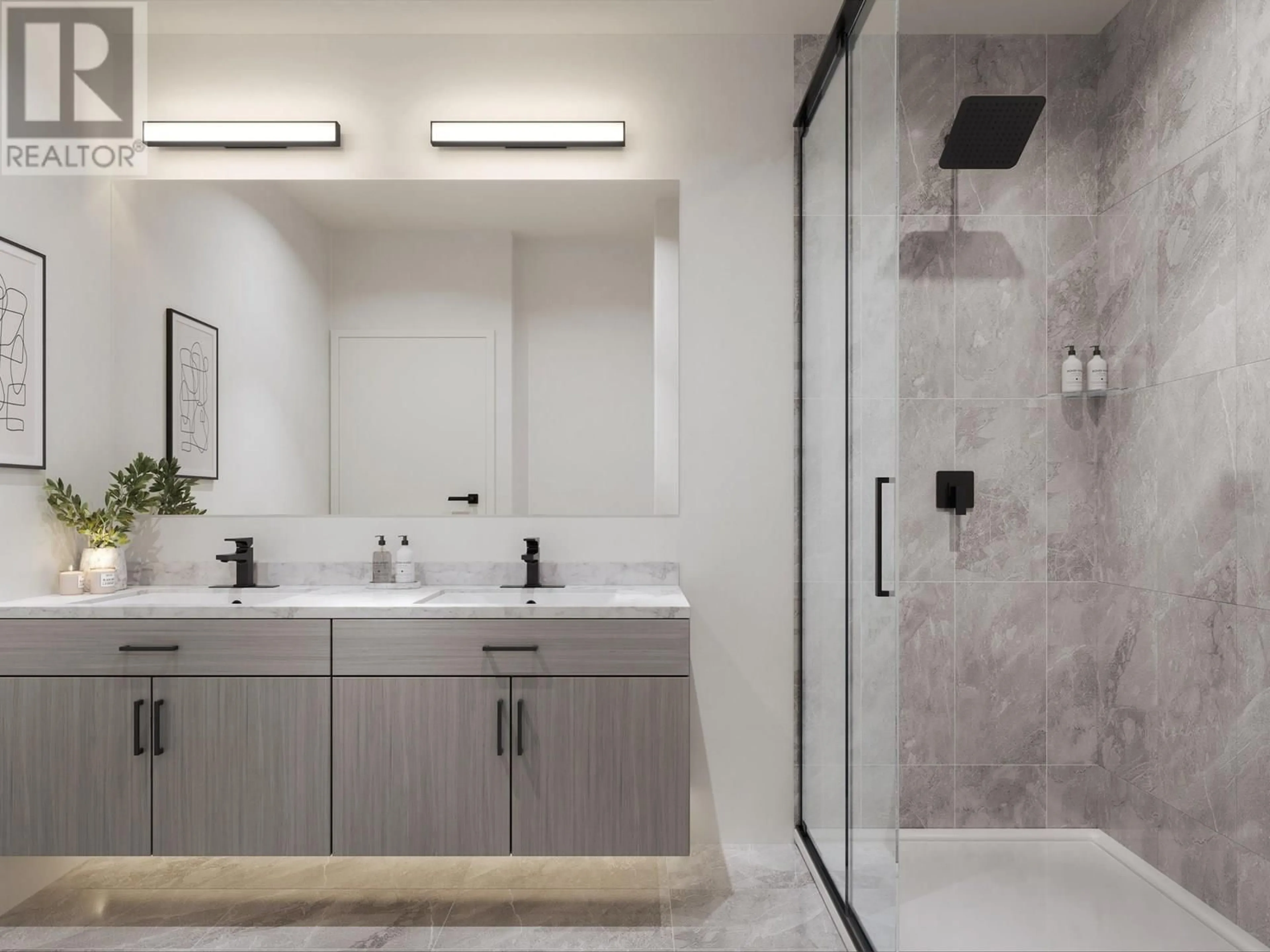 Contemporary bathroom, ceramic/tile floor for 108 - 586 THOMPSON AVENUE, Coquitlam British Columbia V0V0V0