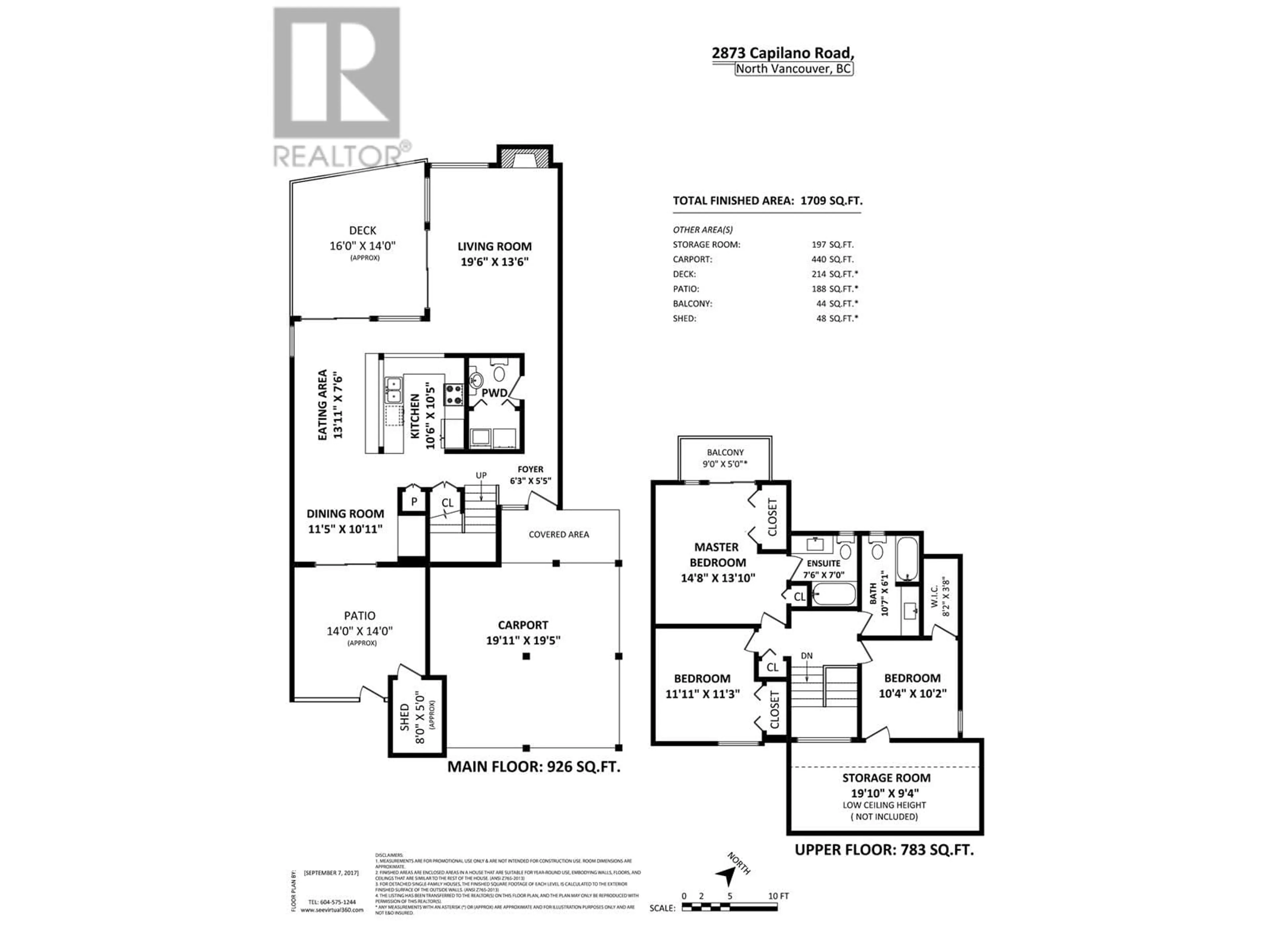 Floor plan for 2873 CAPILANO ROAD, North Vancouver British Columbia V7R4H4