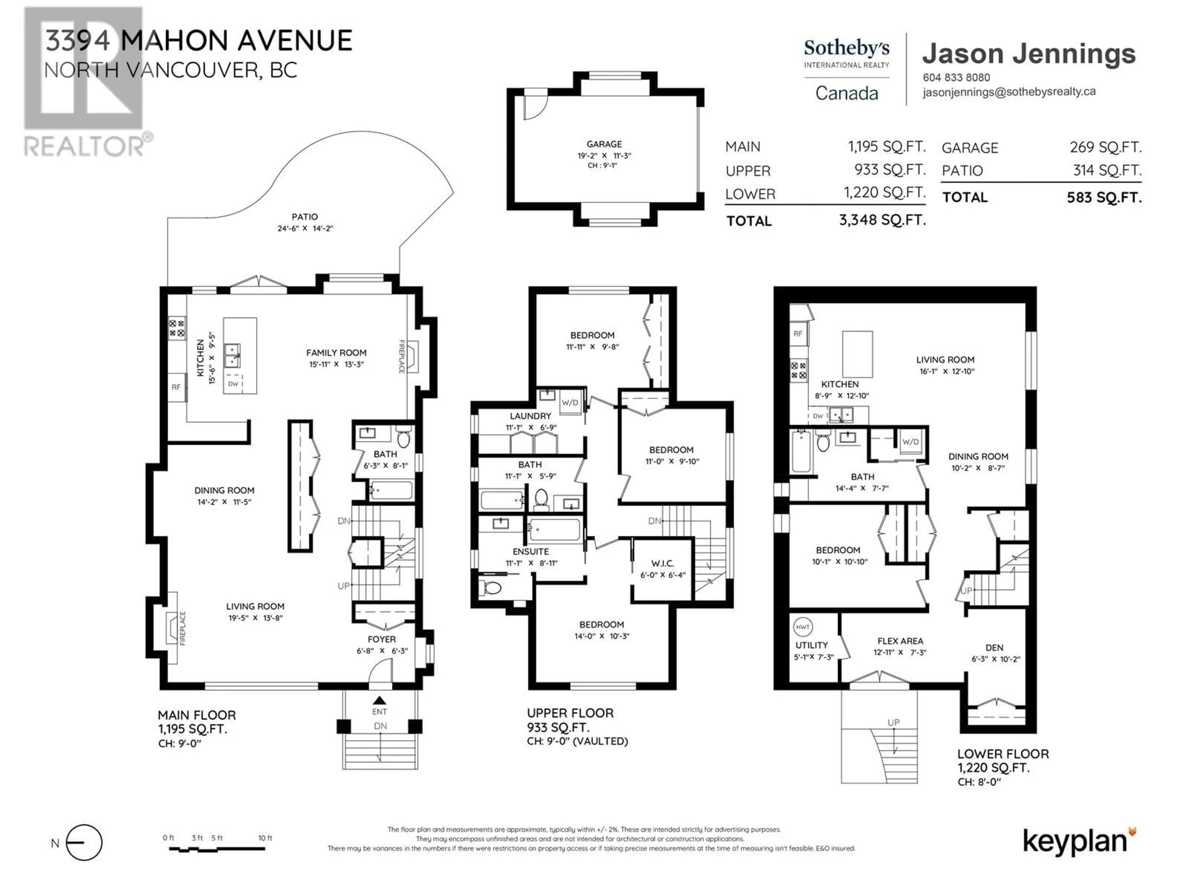 Floor plan for 3394 MAHON AVENUE, North Vancouver British Columbia V7N3T6