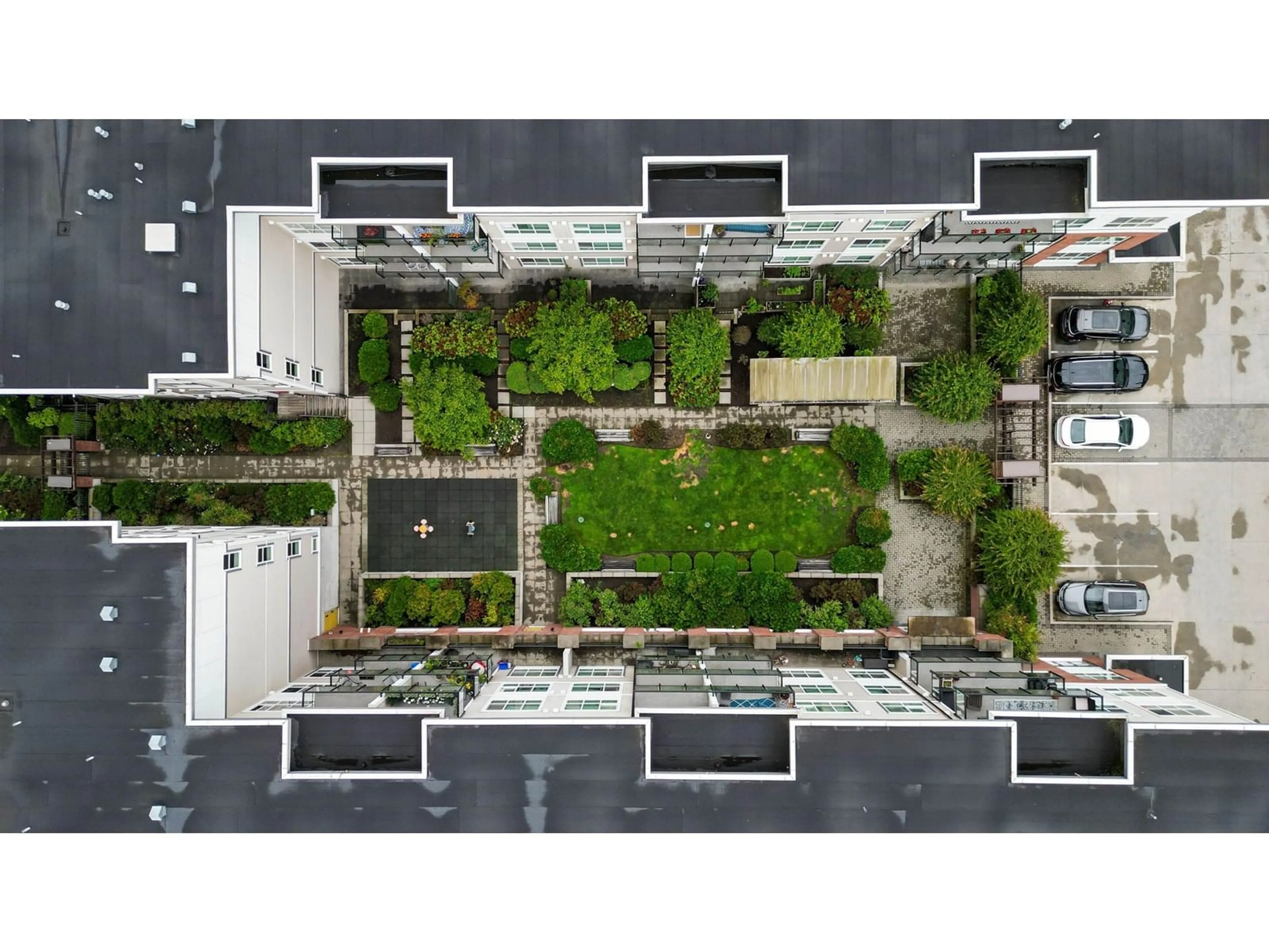 A pic from outside/outdoor area/front of a property/back of a property/a pic from drone, city buildings view from balcony for 108 - 6468 195A, Surrey British Columbia V4N6T1