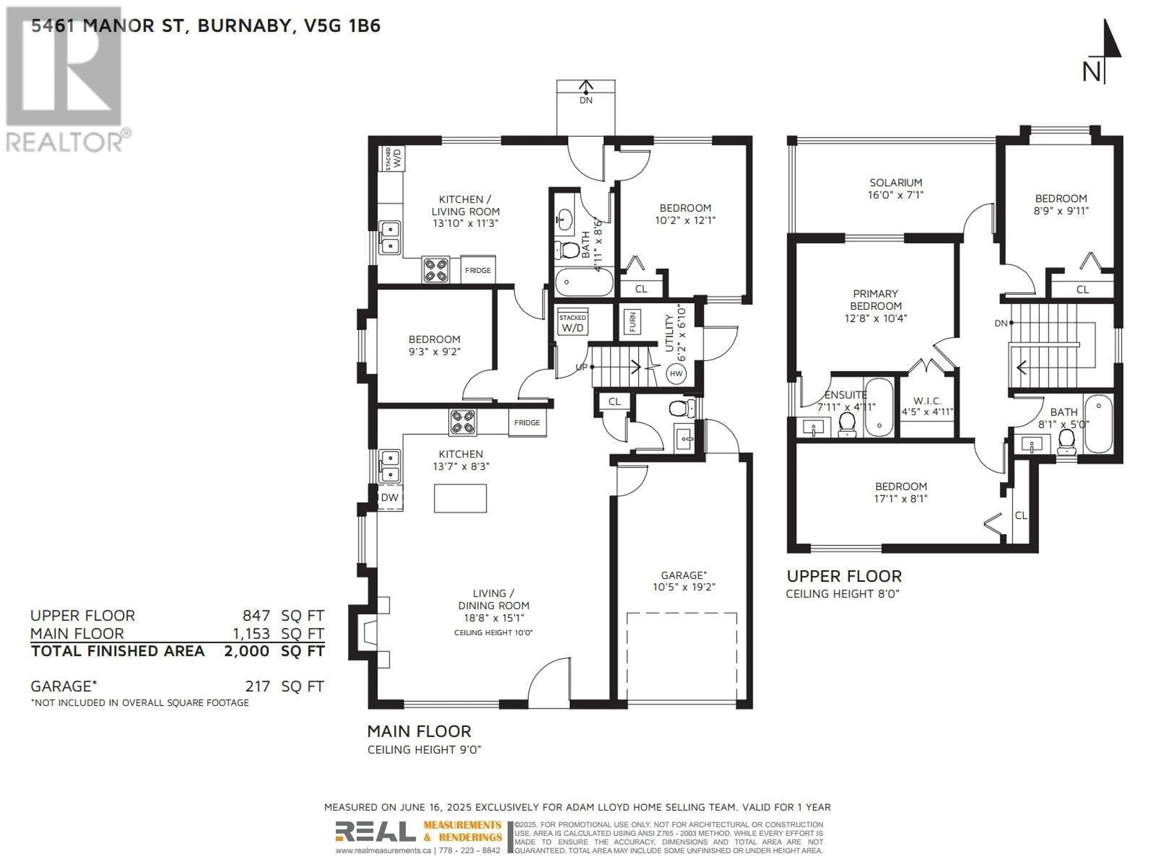 Floor plan for 5461 MANOR STREET, Burnaby British Columbia V5G1B6