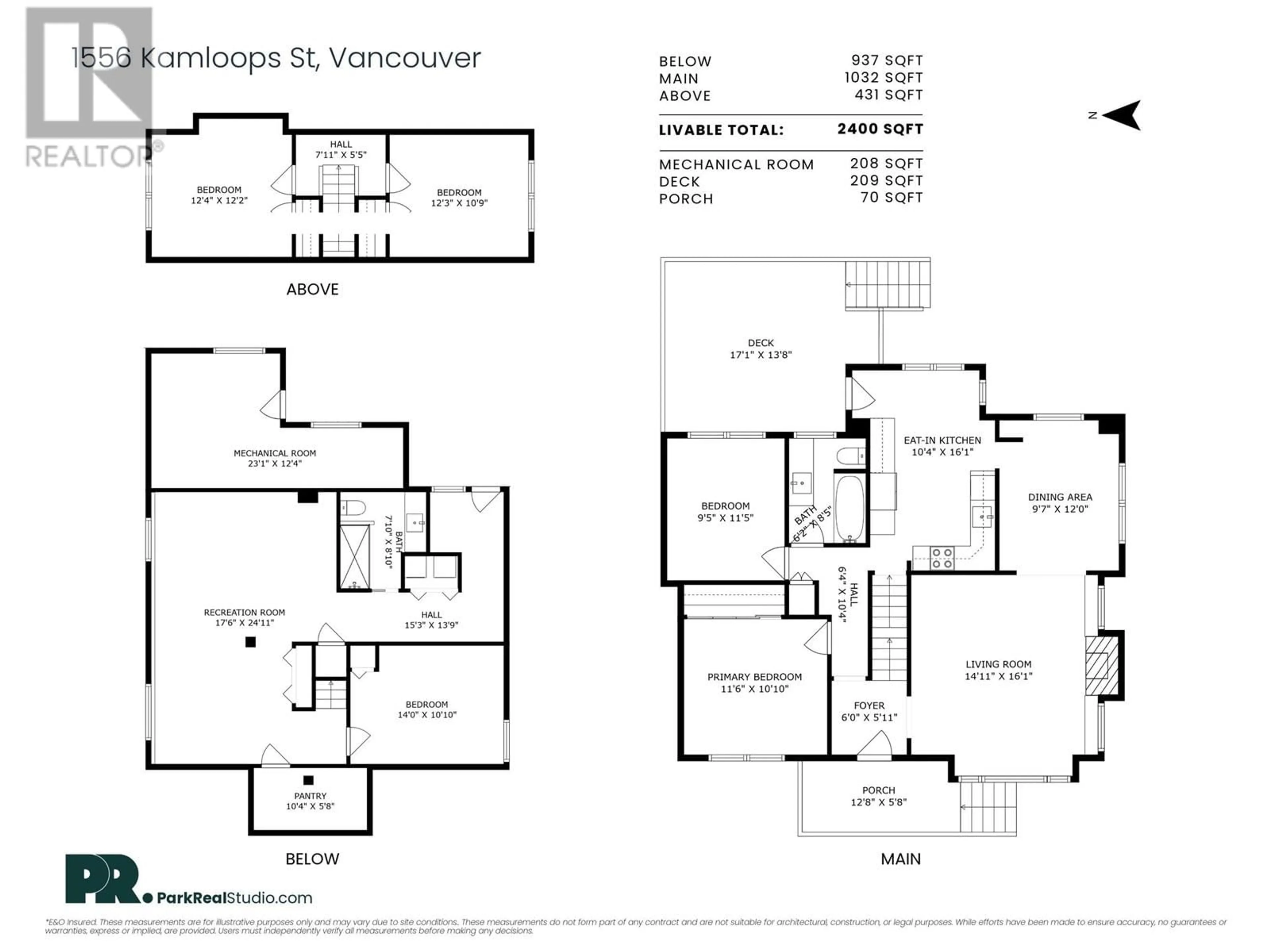 Floor plan for 1556 KAMLOOPS STREET, Vancouver British Columbia V5K3W2