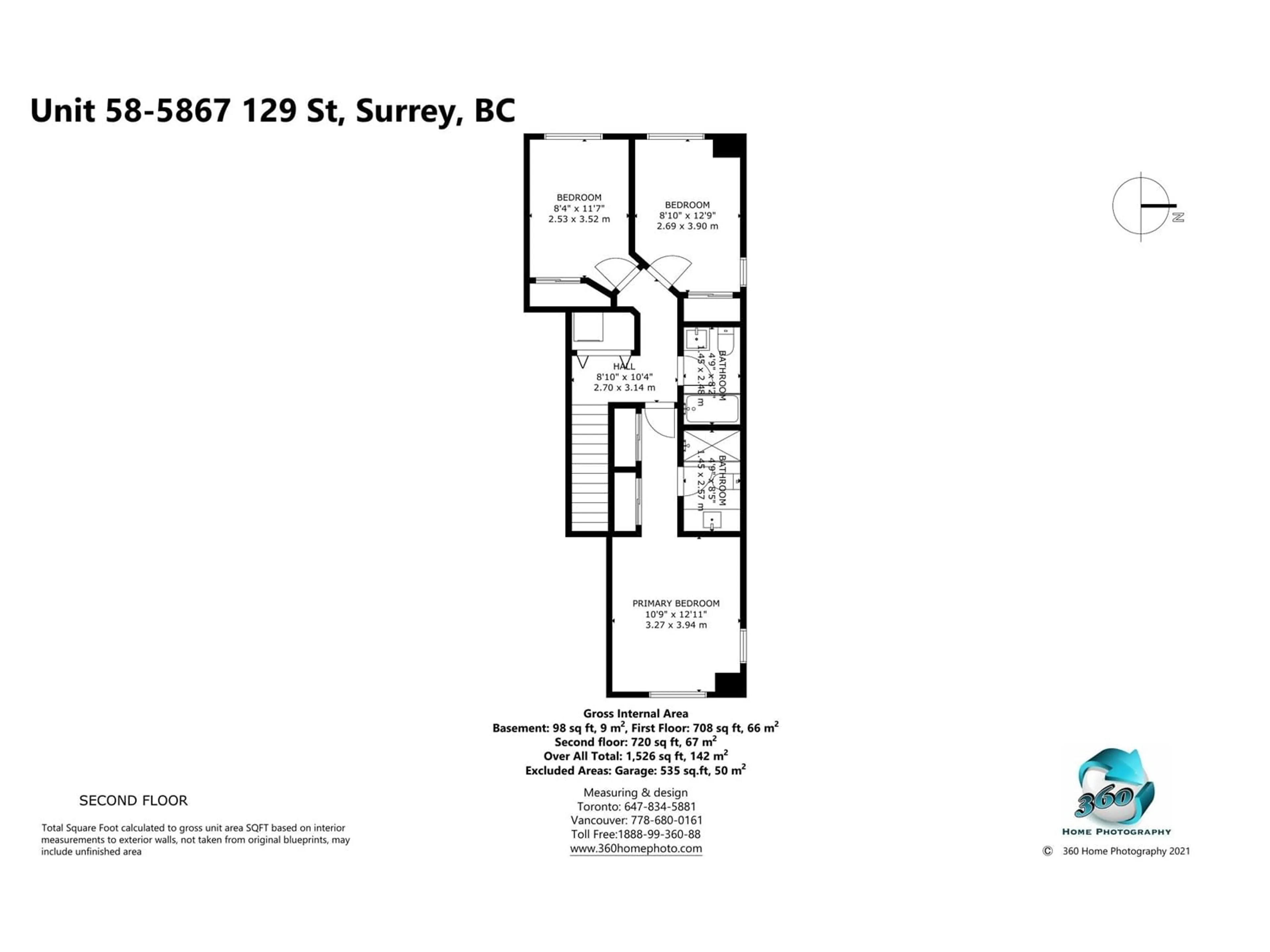 Floor plan for 58 - 5867 129, Surrey British Columbia V3X0J4