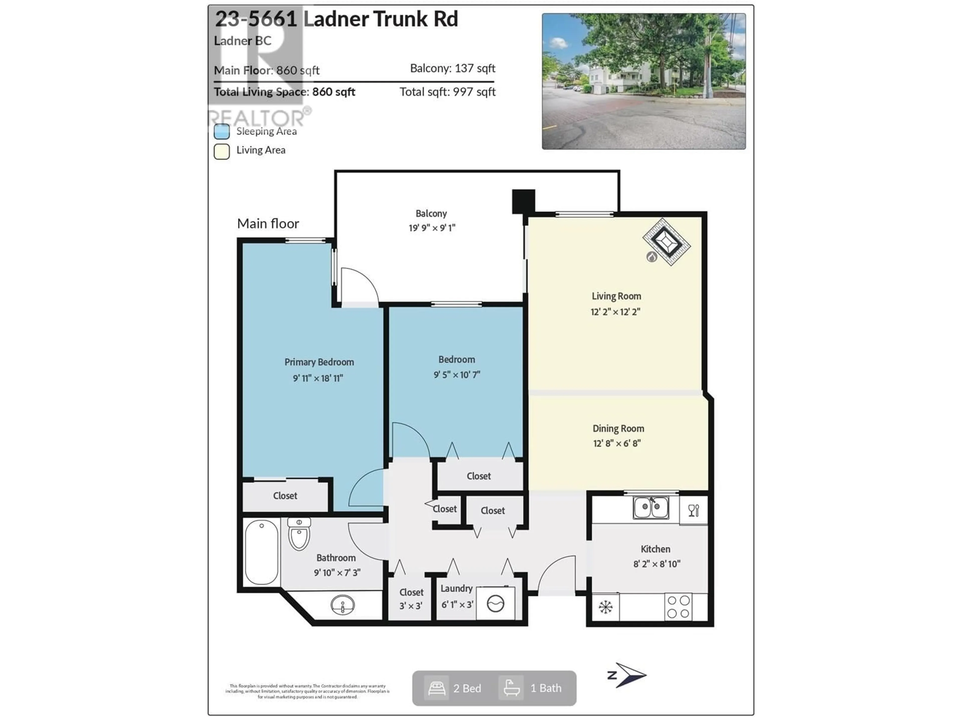 Floor plan for 23 - 5661 LADNER TRUNK ROAD, Delta British Columbia V4K1X3