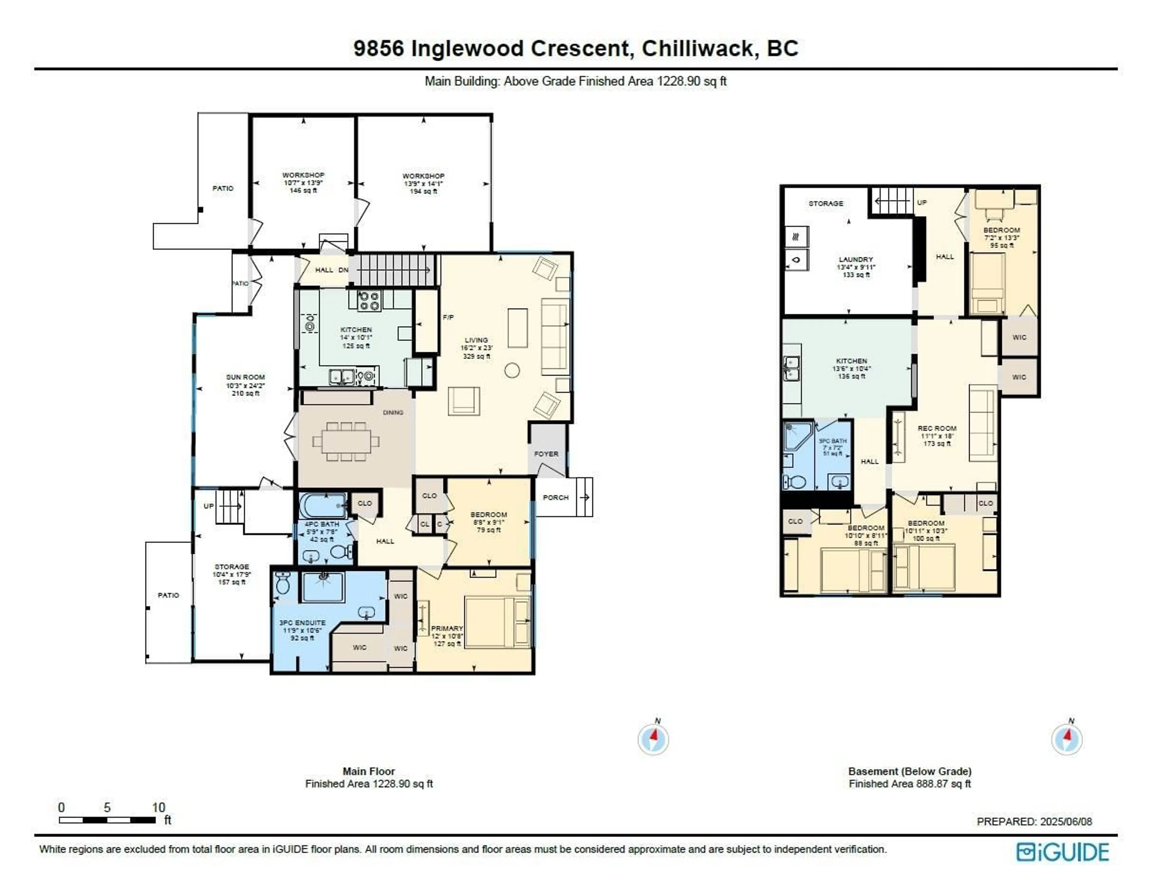 Floor plan for 9856 INGLEWOOD CRESCENT, Chilliwack British Columbia V2P5L7