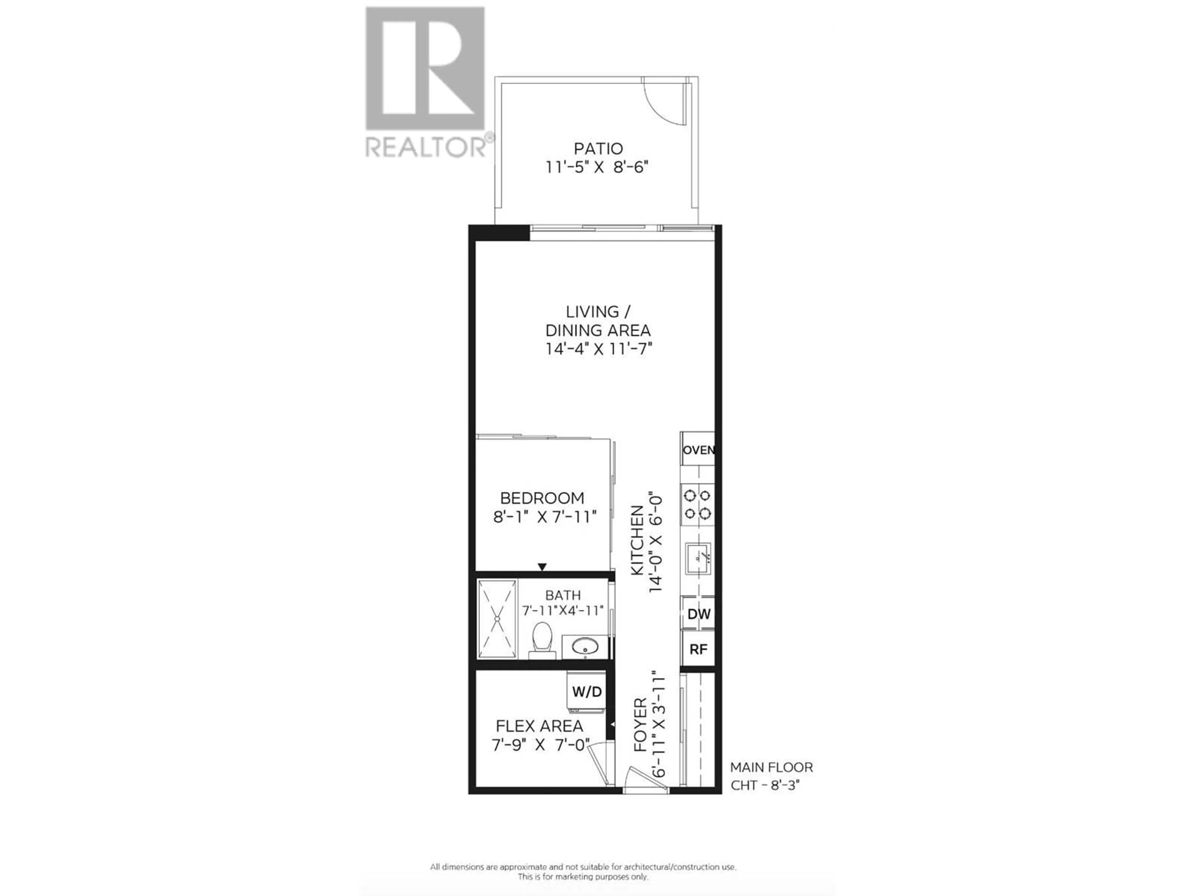 Floor plan for 219 - 159 2ND AVENUE, Vancouver British Columbia V5Y0L8