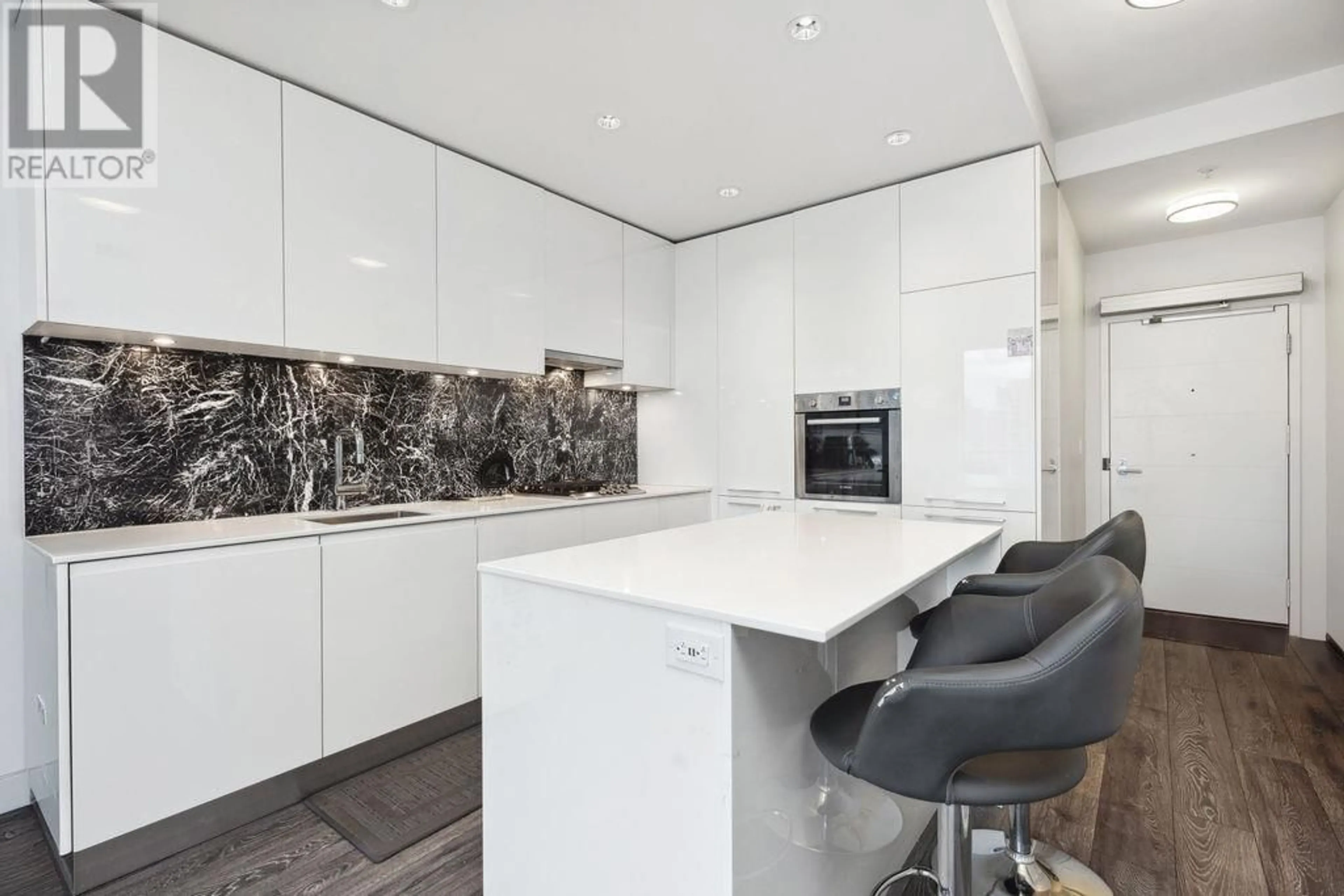 Contemporary kitchen, ceramic/tile floor for 1508 - 1955 ALPHA WAY, Burnaby British Columbia V5C0K6