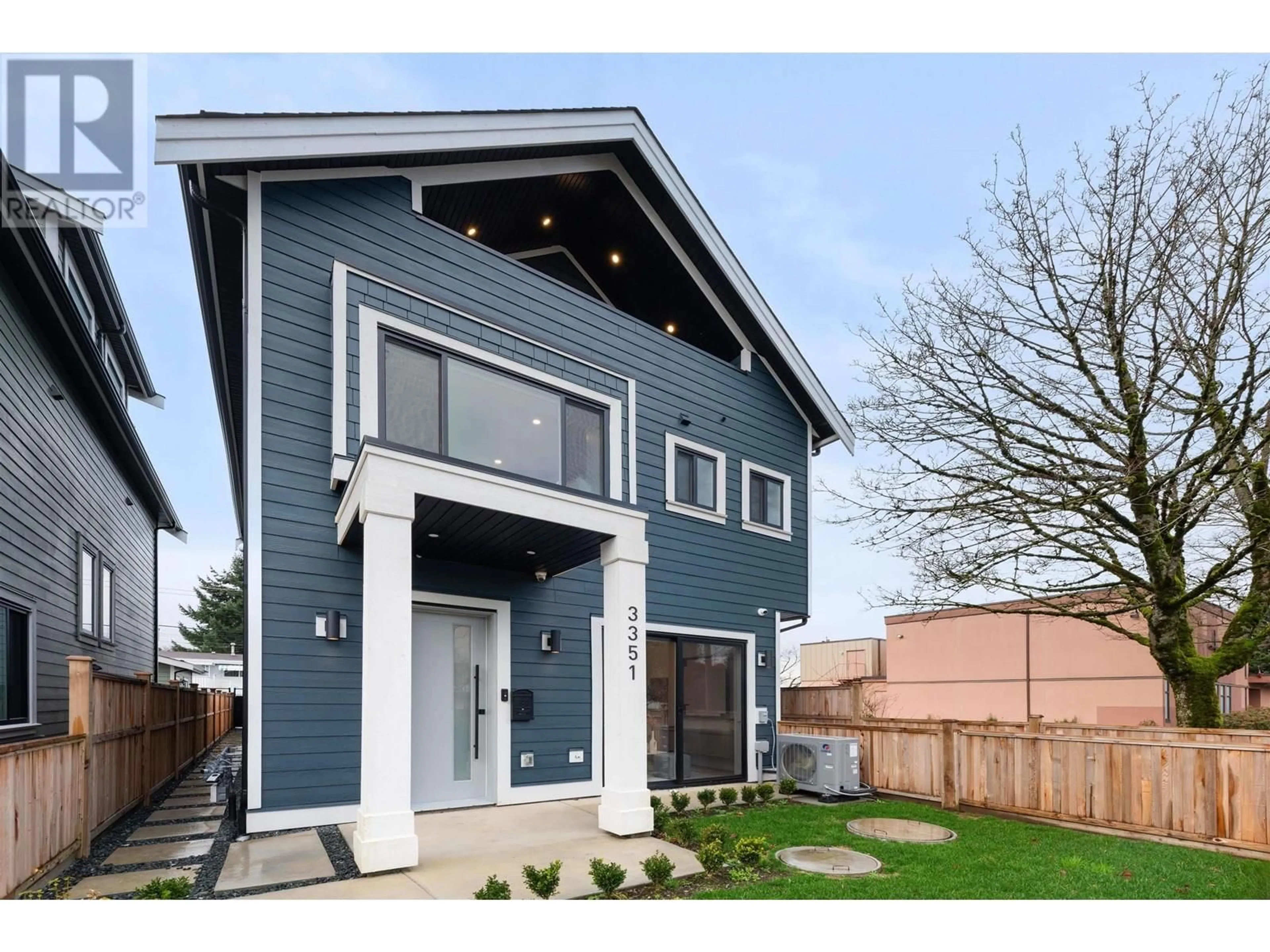 Home with vinyl exterior material, street for 3351 KASLO STREET, Vancouver British Columbia V5M3H3