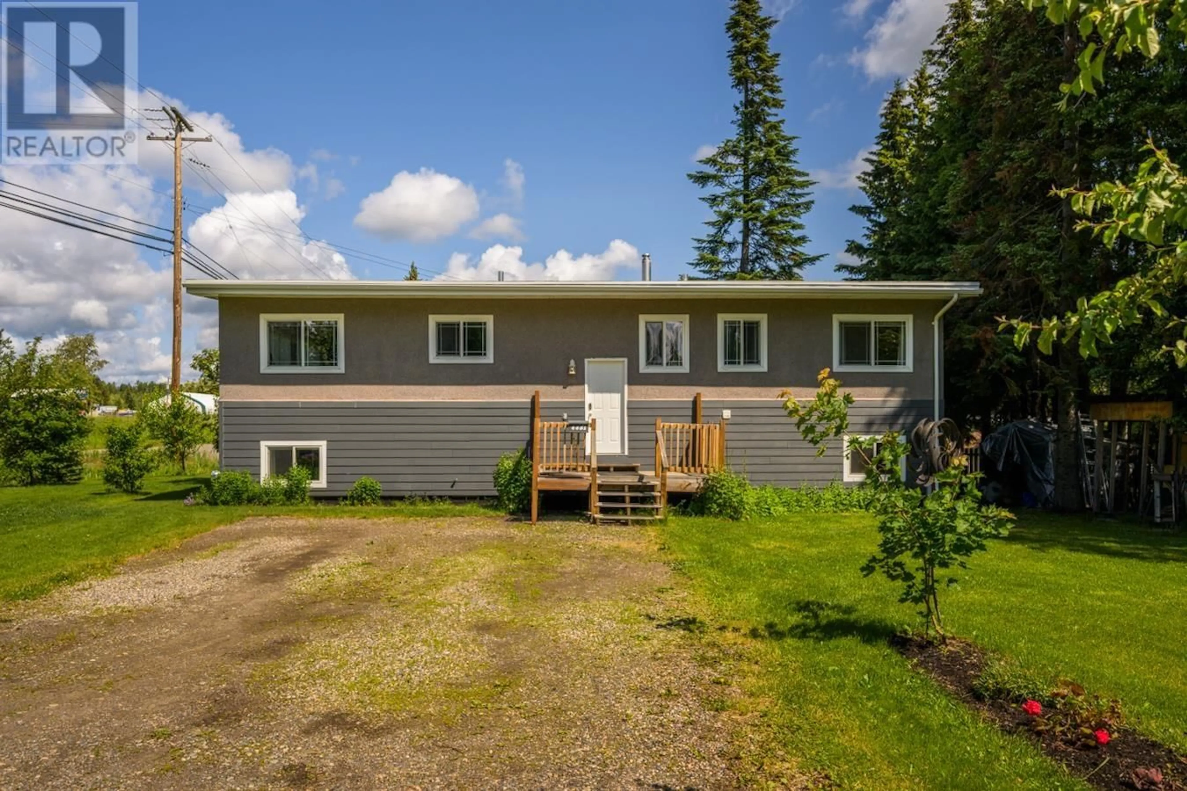 A pic from outside/outdoor area/front of a property/back of a property/a pic from drone, unknown for 4401 CHESTNUT DRIVE, Prince George British Columbia V2K2T4