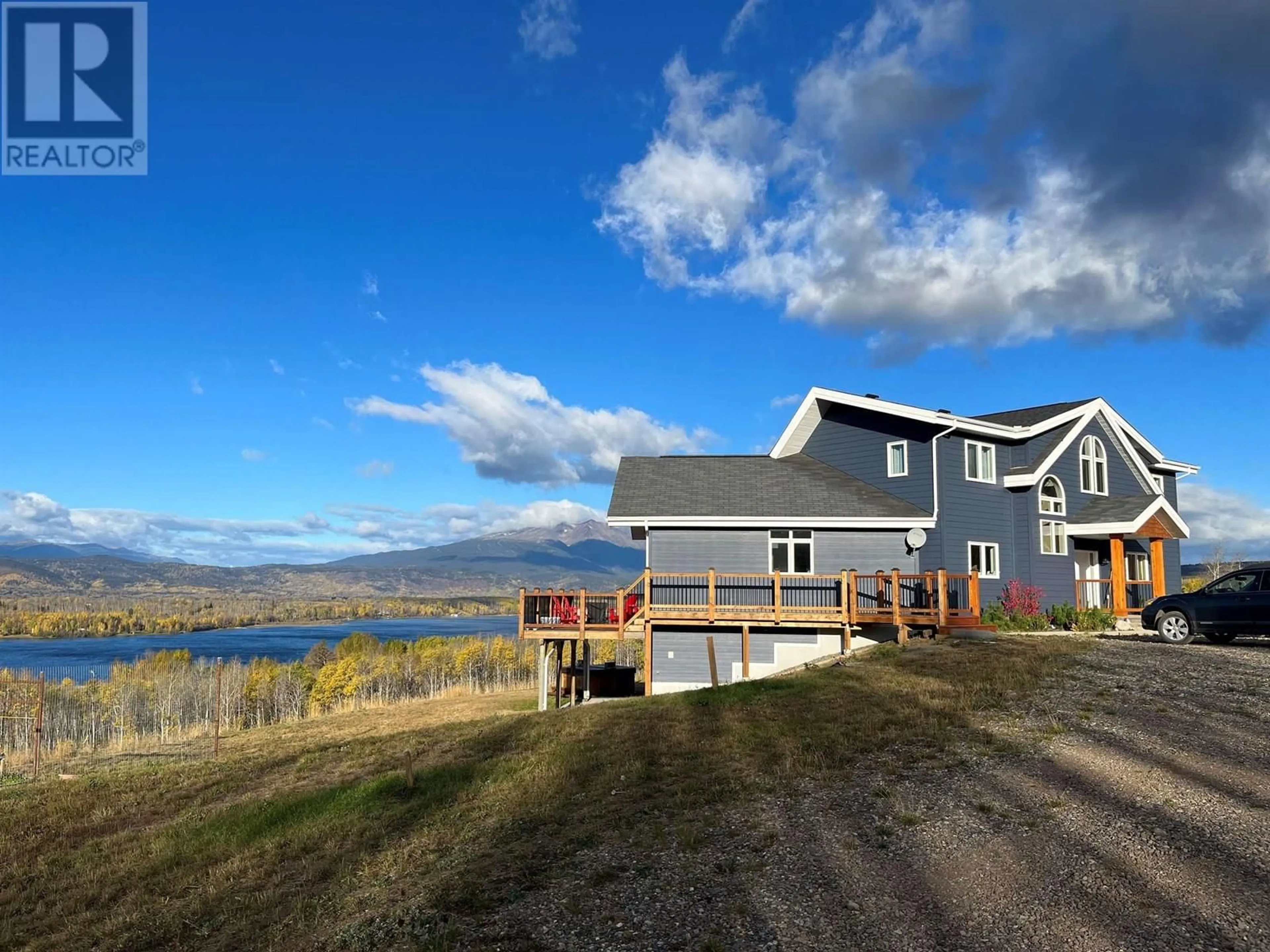 A pic from outside/outdoor area/front of a property/back of a property/a pic from drone, water/lake/river/ocean view for 8020 HISLOP ROAD, Telkwa British Columbia V0J2X1