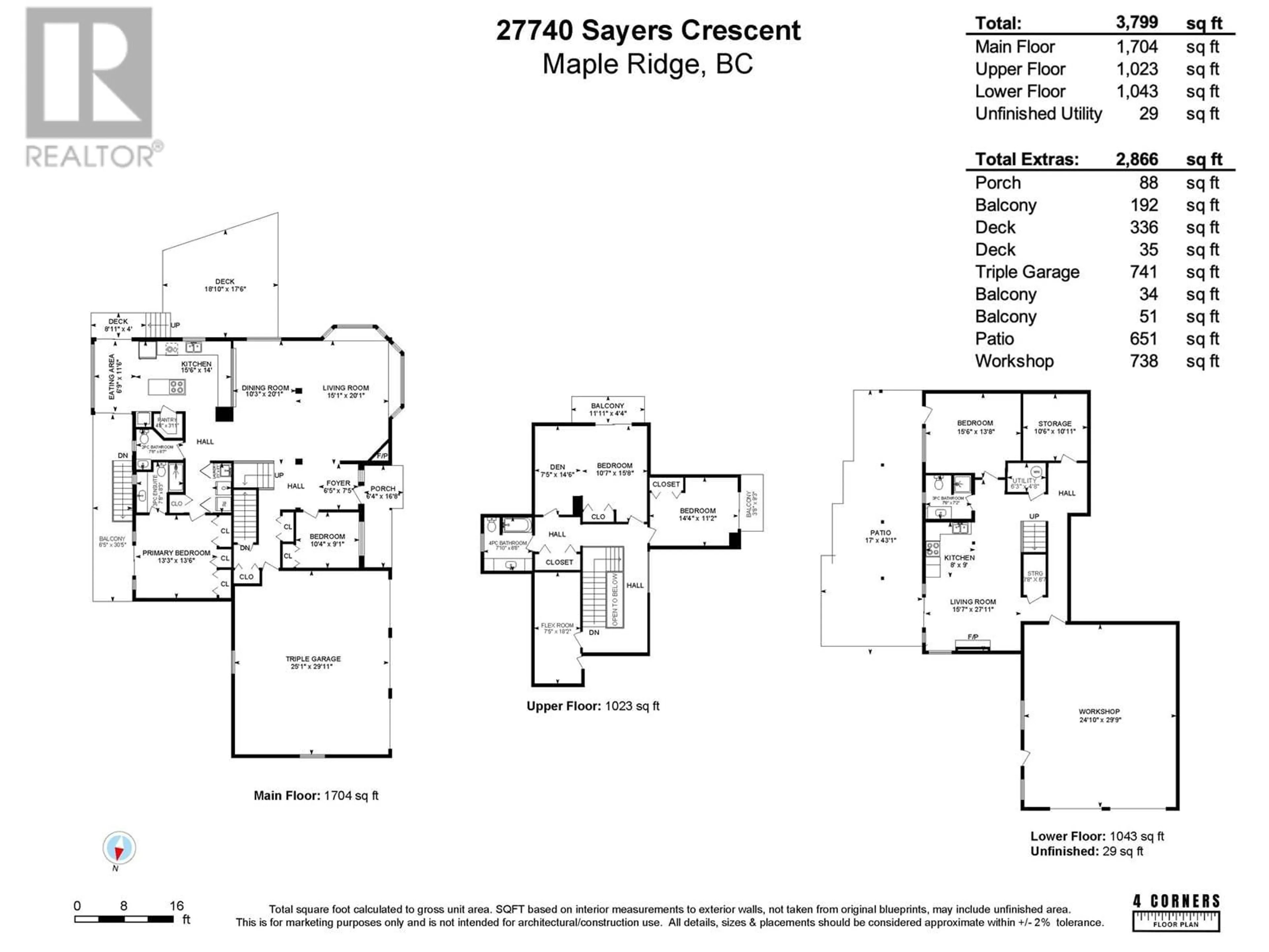 Floor plan for 27740 SAYERS CRESCENT, Maple Ridge British Columbia V2W1N4