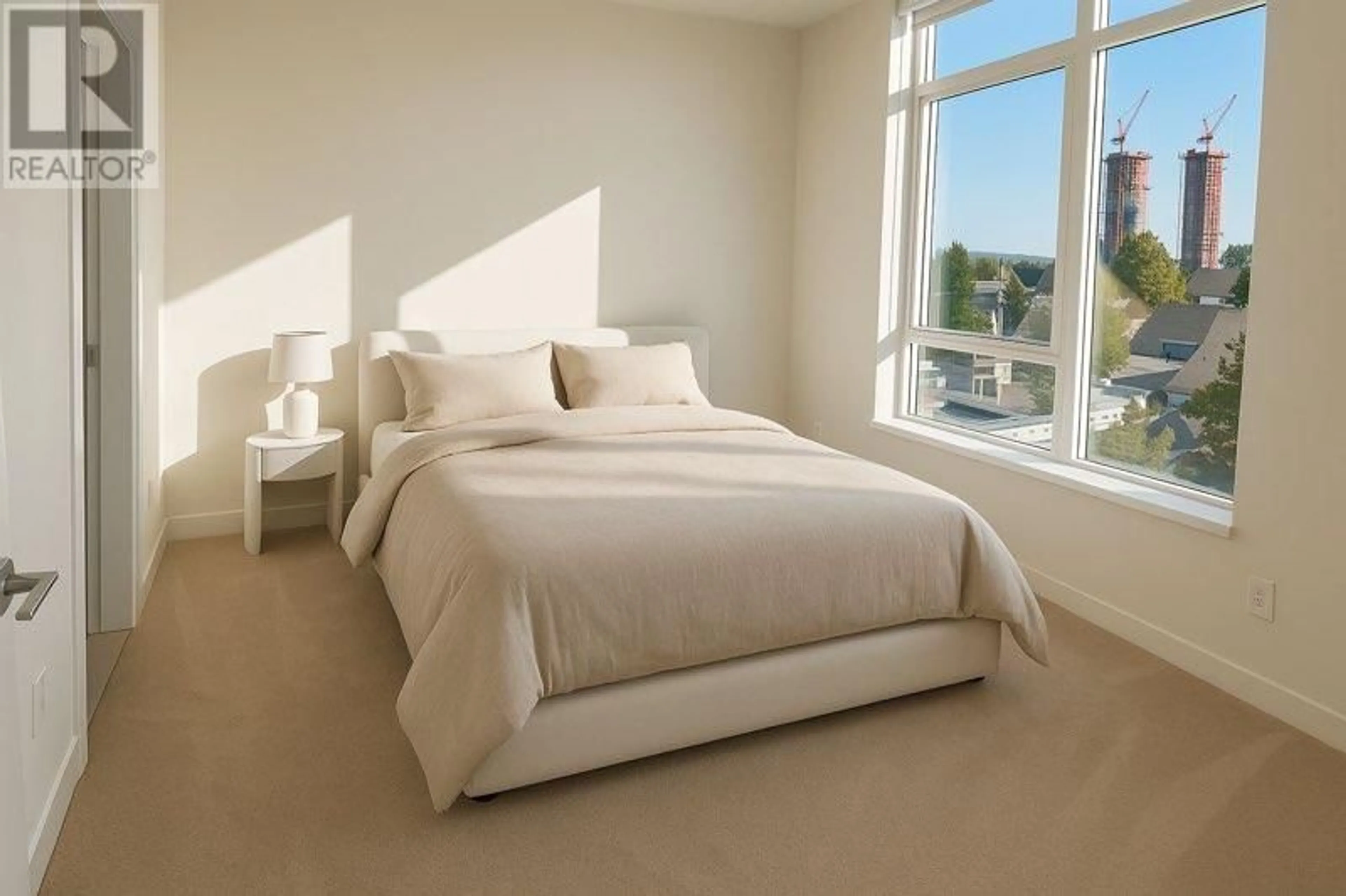Bedroom with bed, carpet floor for 505 - 5033 CAMBIE STREET, Vancouver British Columbia V5Z0H6