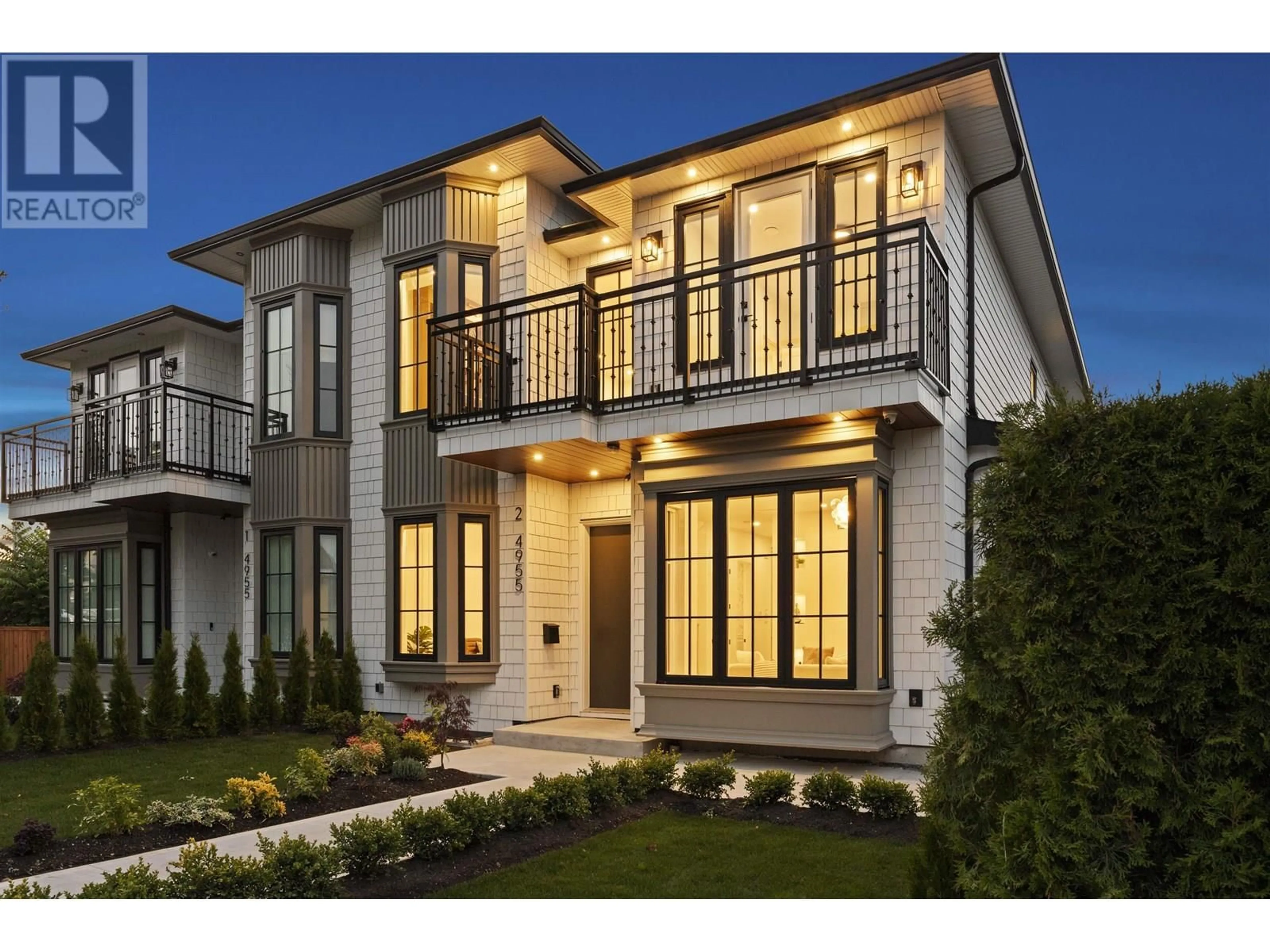 Home with brick exterior material, street for 2 - 4955 GRAFTON STREET, Burnaby British Columbia V5H1M5