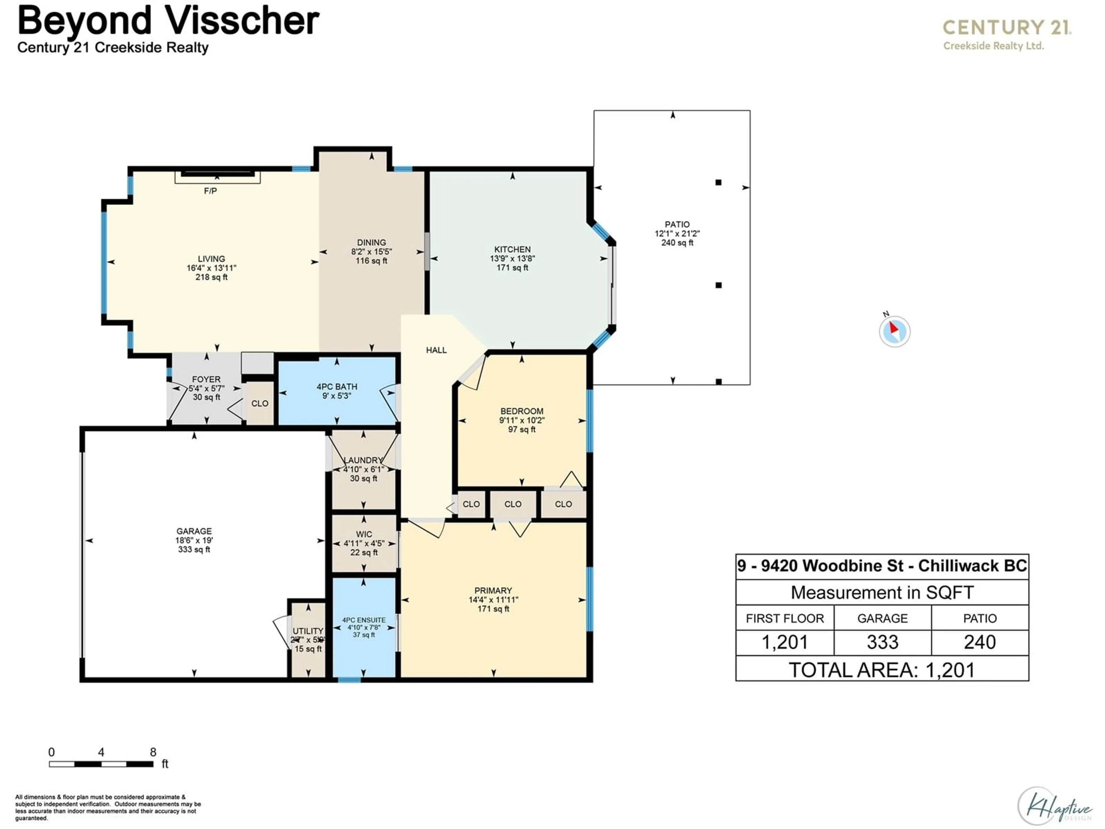 Floor plan for 9 - 9420 WOODBINE STREET, Chilliwack British Columbia V2P5S4