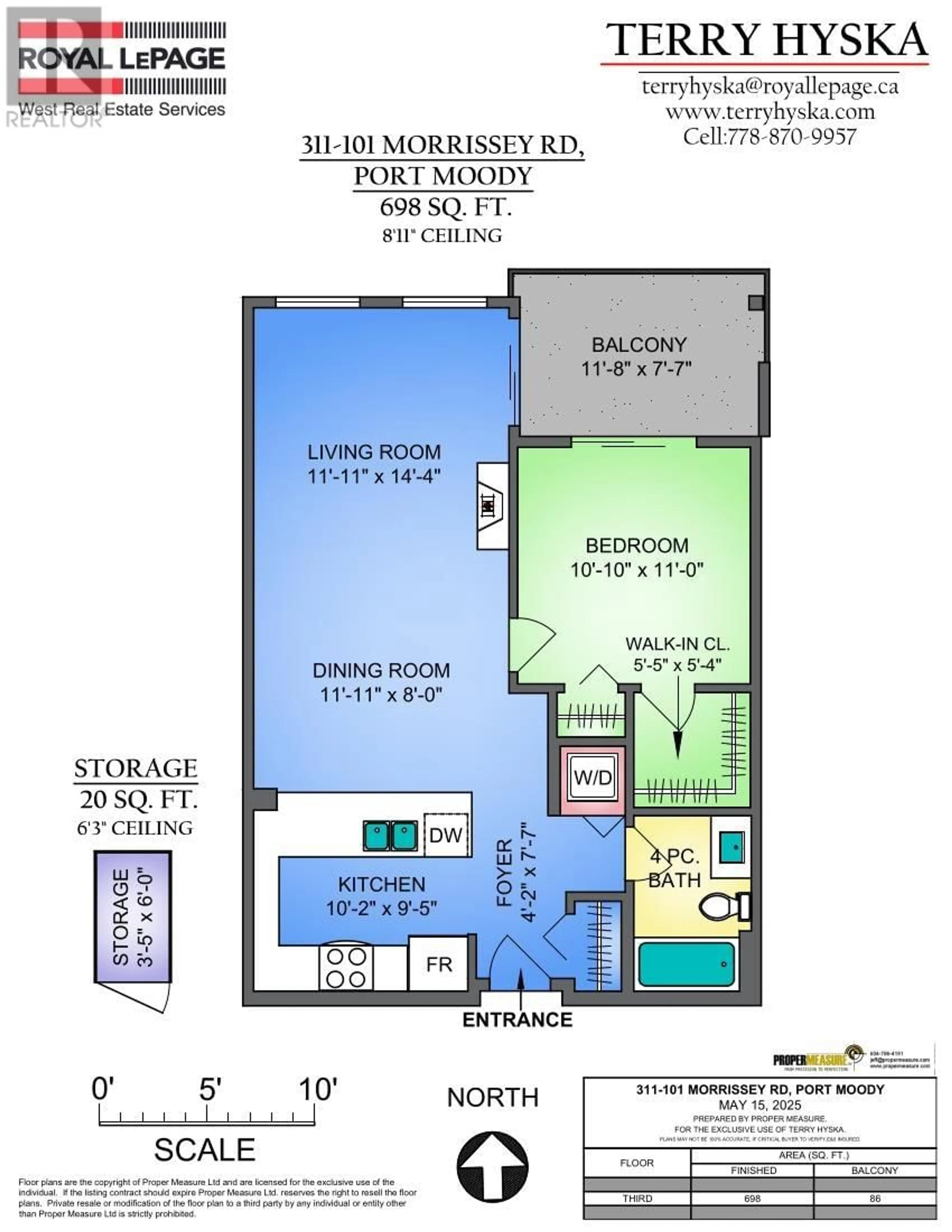 Floor plan for 311 - 101 MORRISSEY ROAD, Port Moody British Columbia V3H0E6