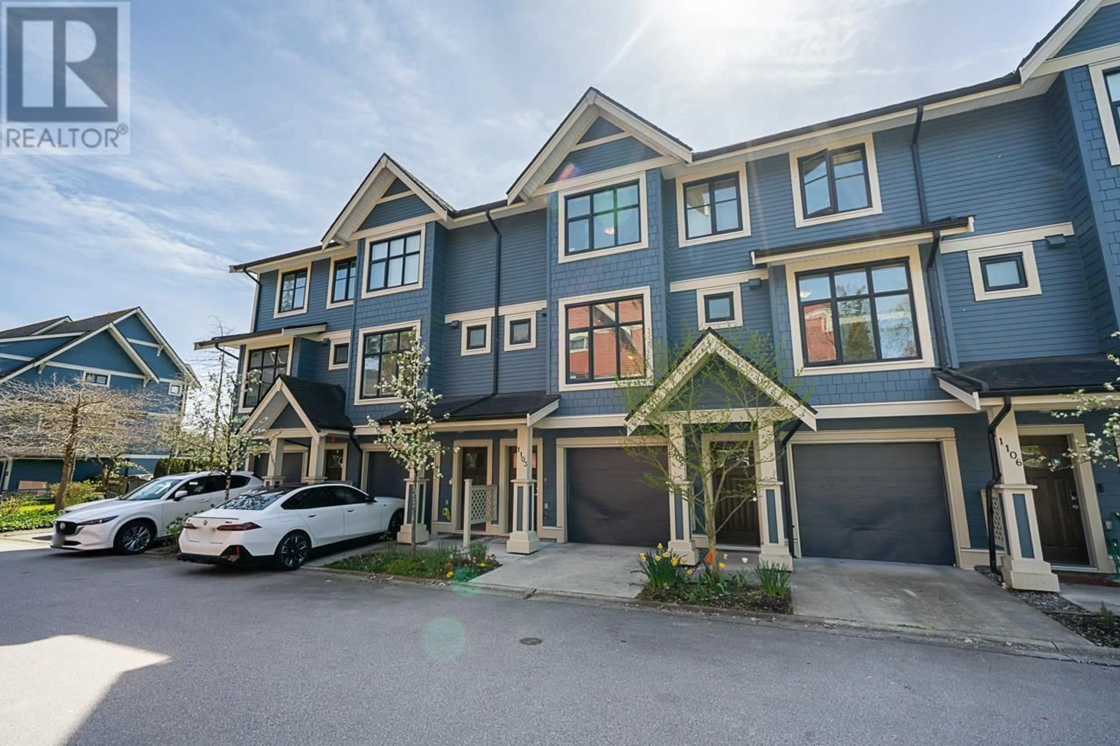 A pic from outside/outdoor area/front of a property/back of a property/a pic from drone, unknown for 1103 - 8485 NEW HAVEN CLOSE, Burnaby British Columbia V5J0B7