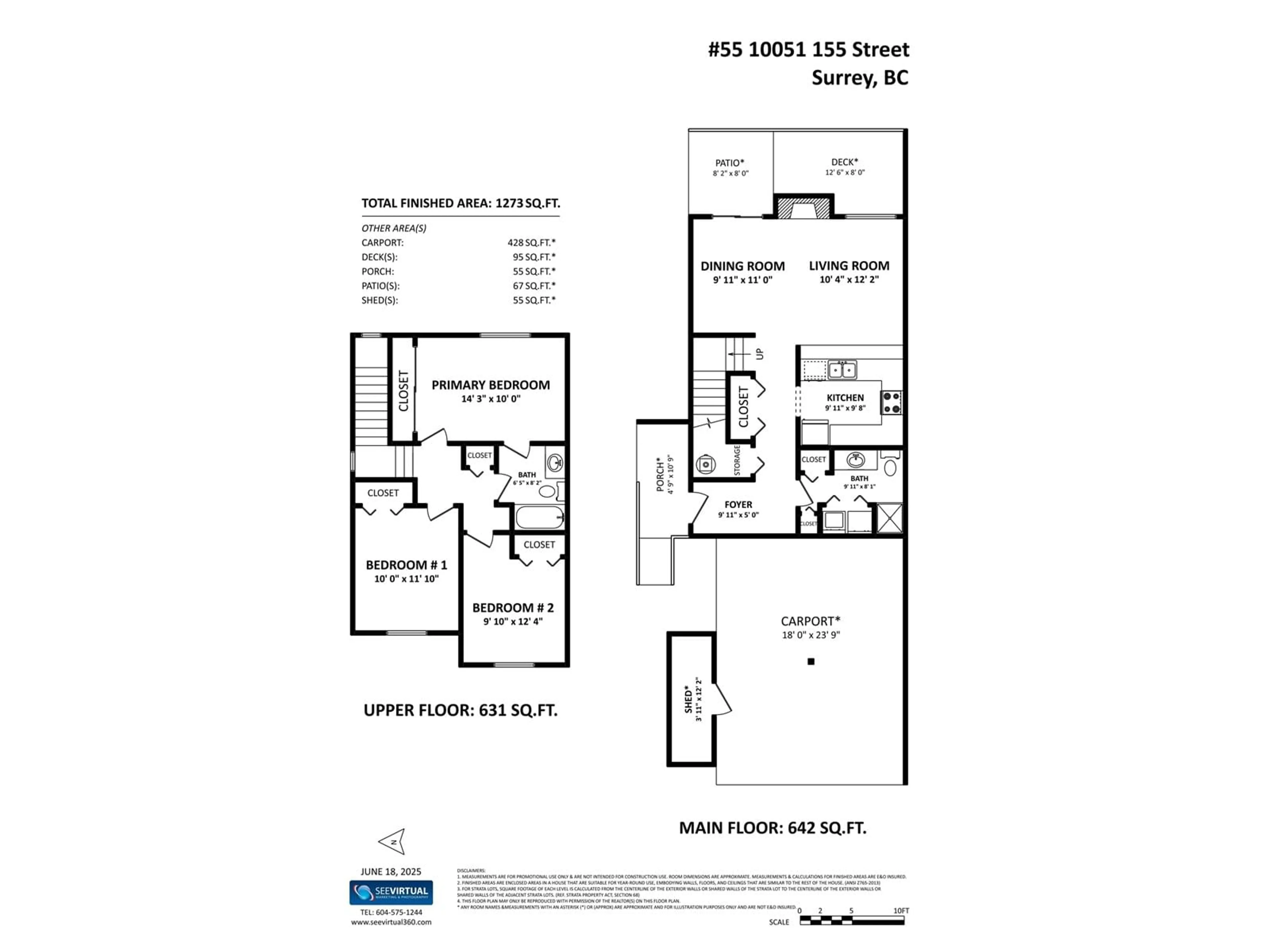 Floor plan for 55 - 10051 155, Surrey British Columbia V3R0S1