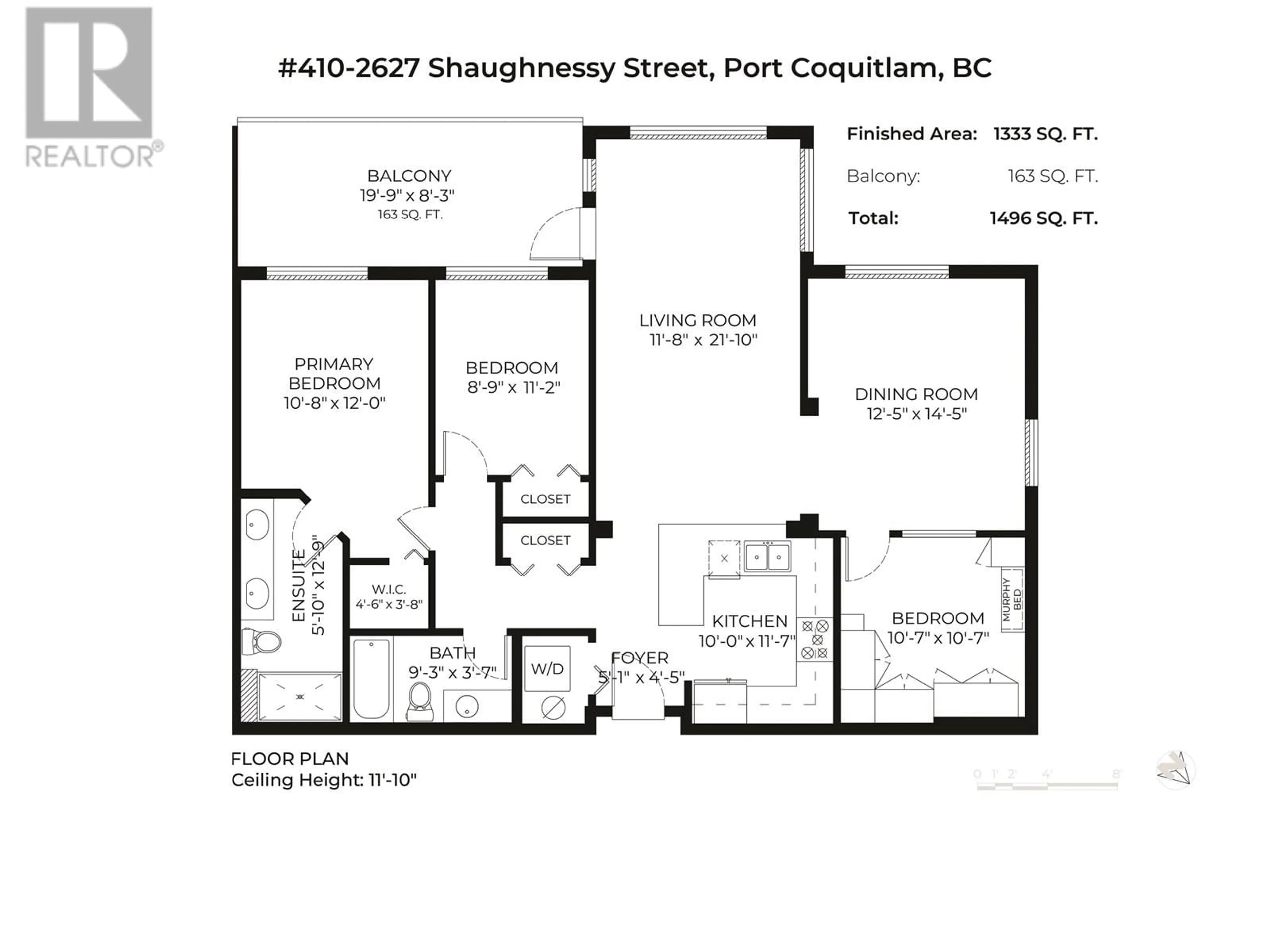 Floor plan for 410 - 2627 SHAUGHNESSY STREET, Port Coquitlam British Columbia V3C0E1
