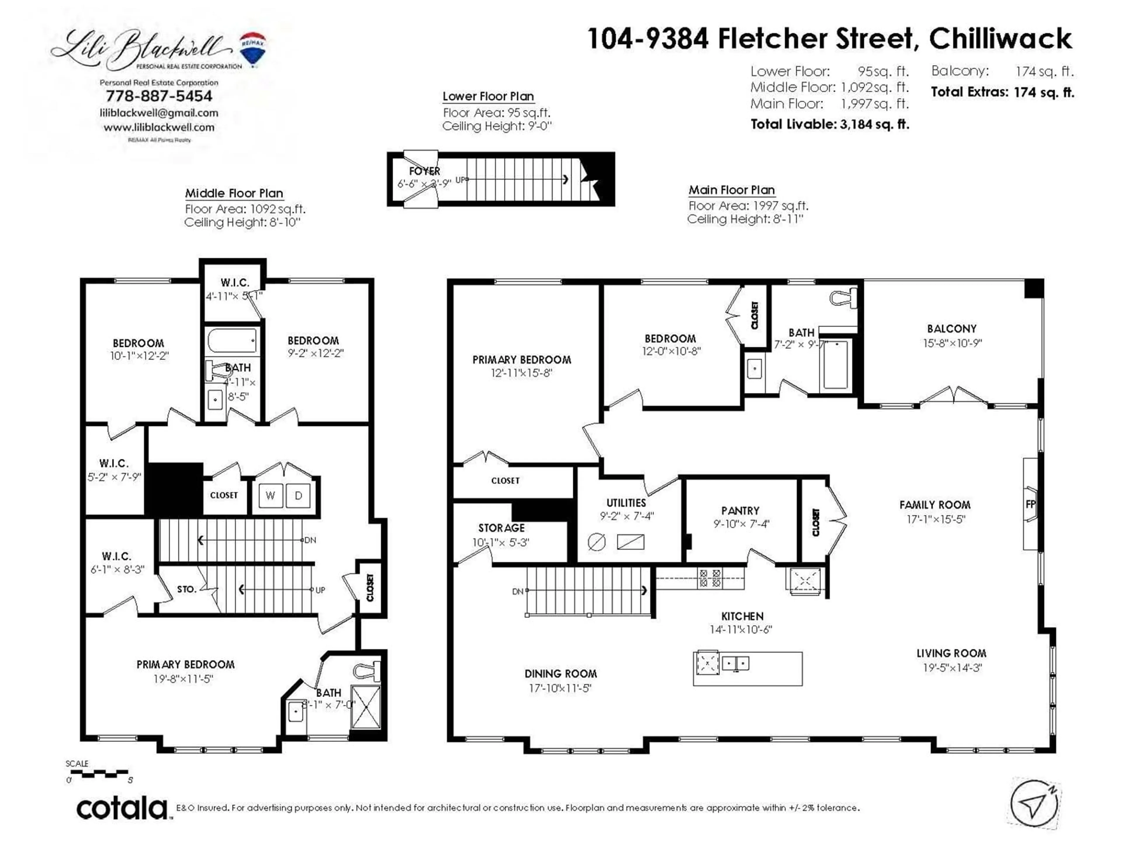 Floor plan for 104 - 9384 FLETCHER STREET, Chilliwack British Columbia V2P4Z2