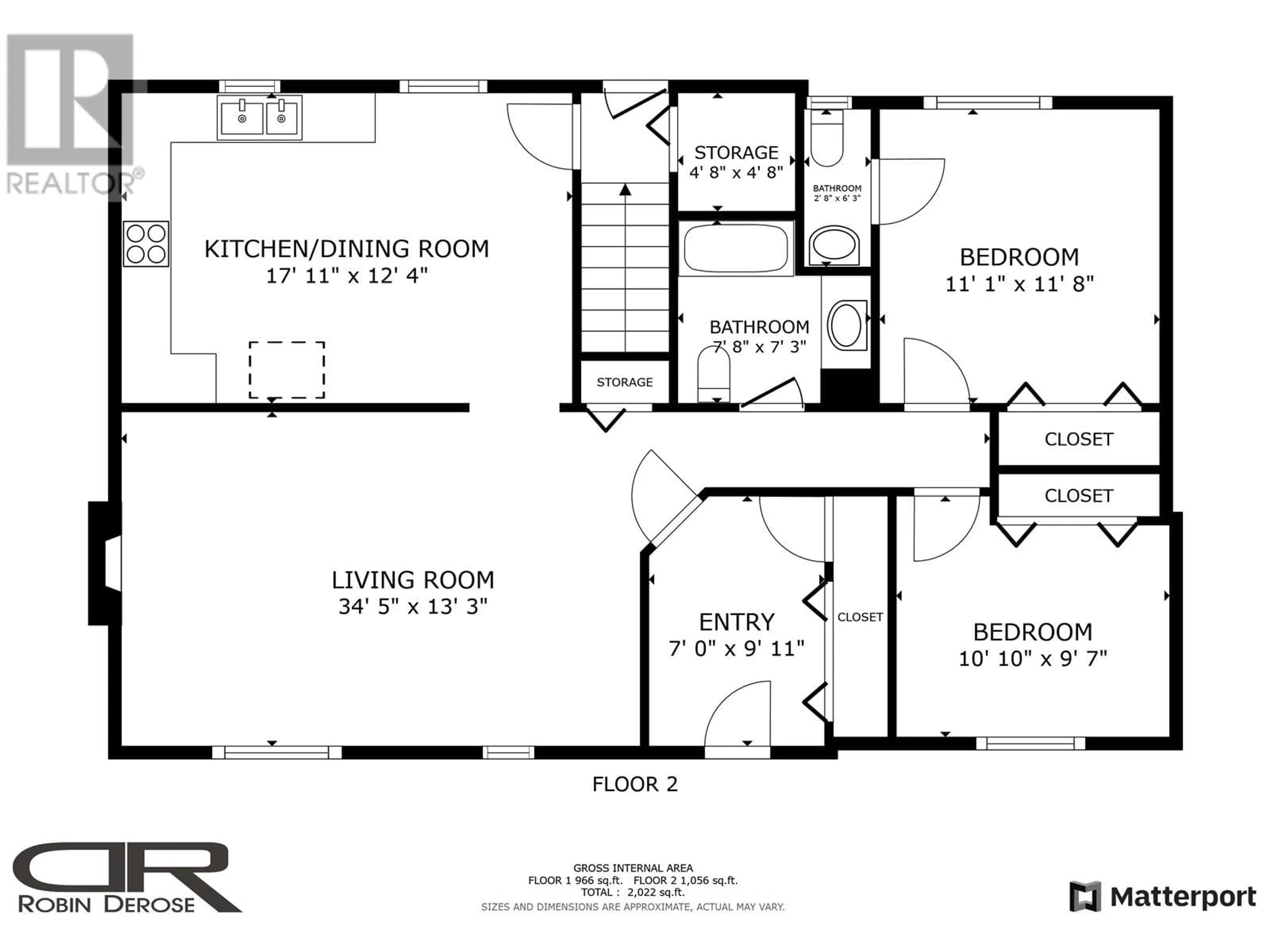 Floor plan for 9107 99 AVENUE, Fort St. John British Columbia V1J5S3