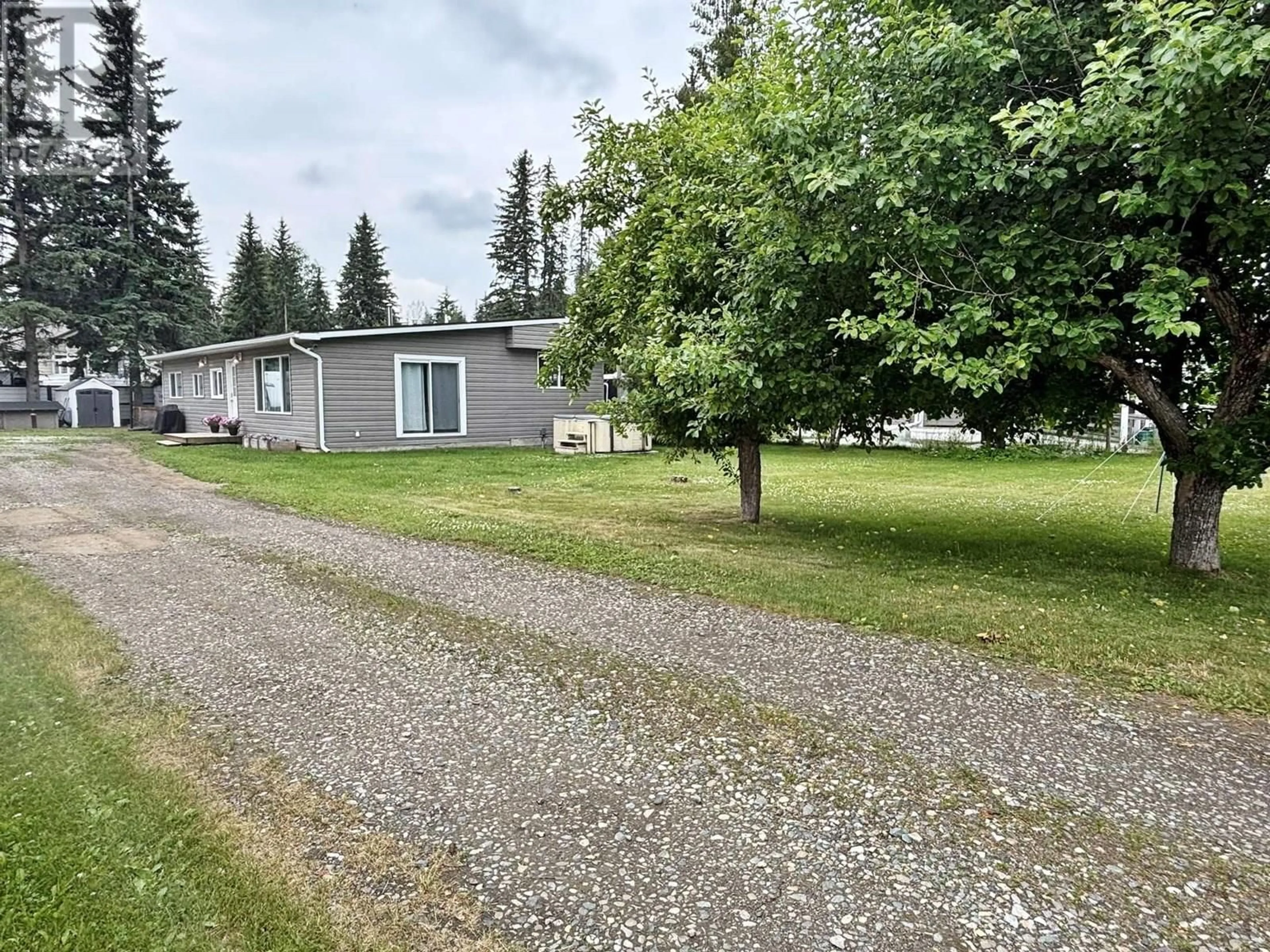 A pic from outside/outdoor area/front of a property/back of a property/a pic from drone, street for 2181 MAPLE DRIVE, Quesnel British Columbia V2J4A6