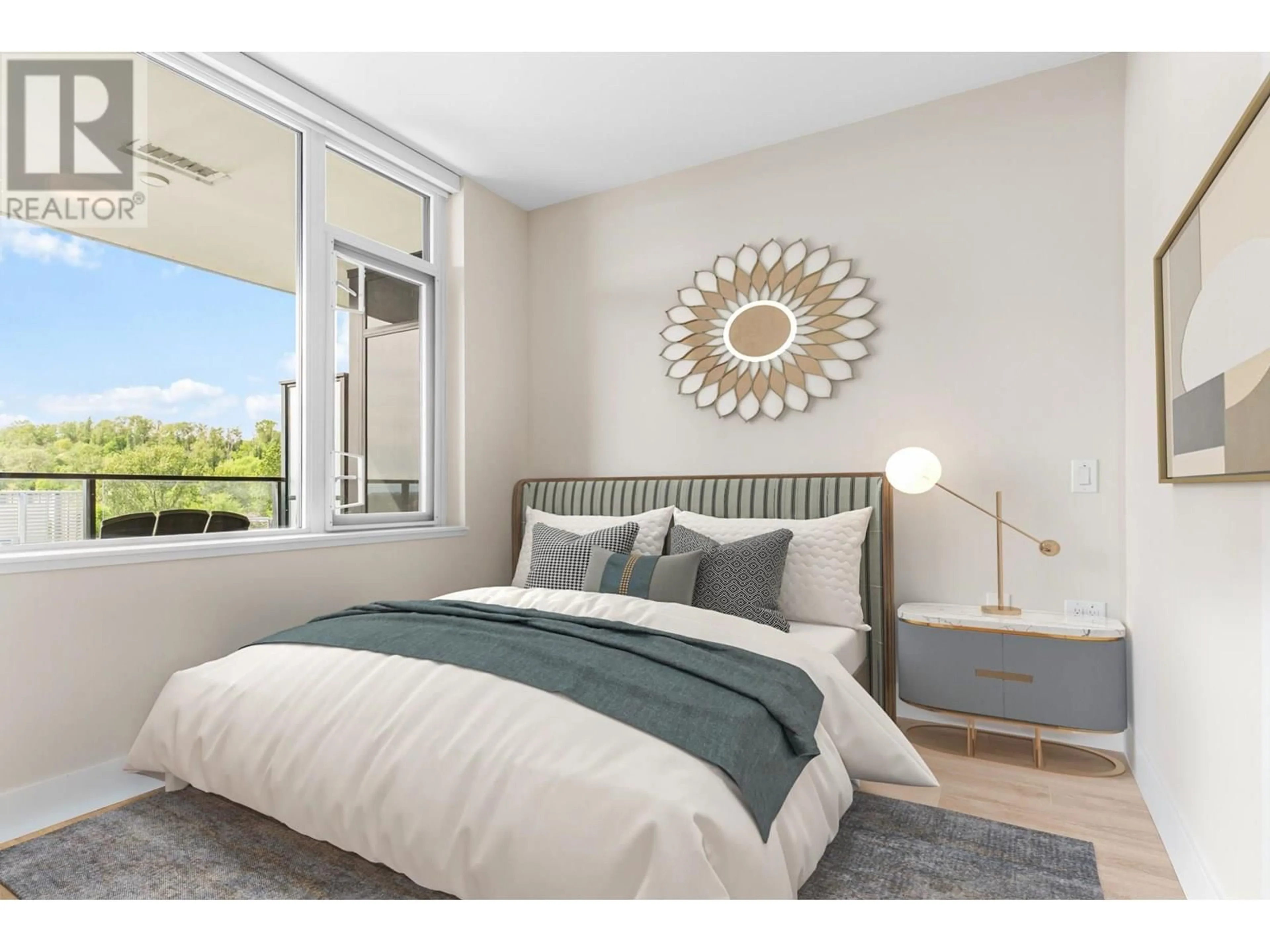 Bedroom with bed, unknown for 1306 - 8533 RIVER DISTRICT CROSSING, Vancouver British Columbia V5S0H2