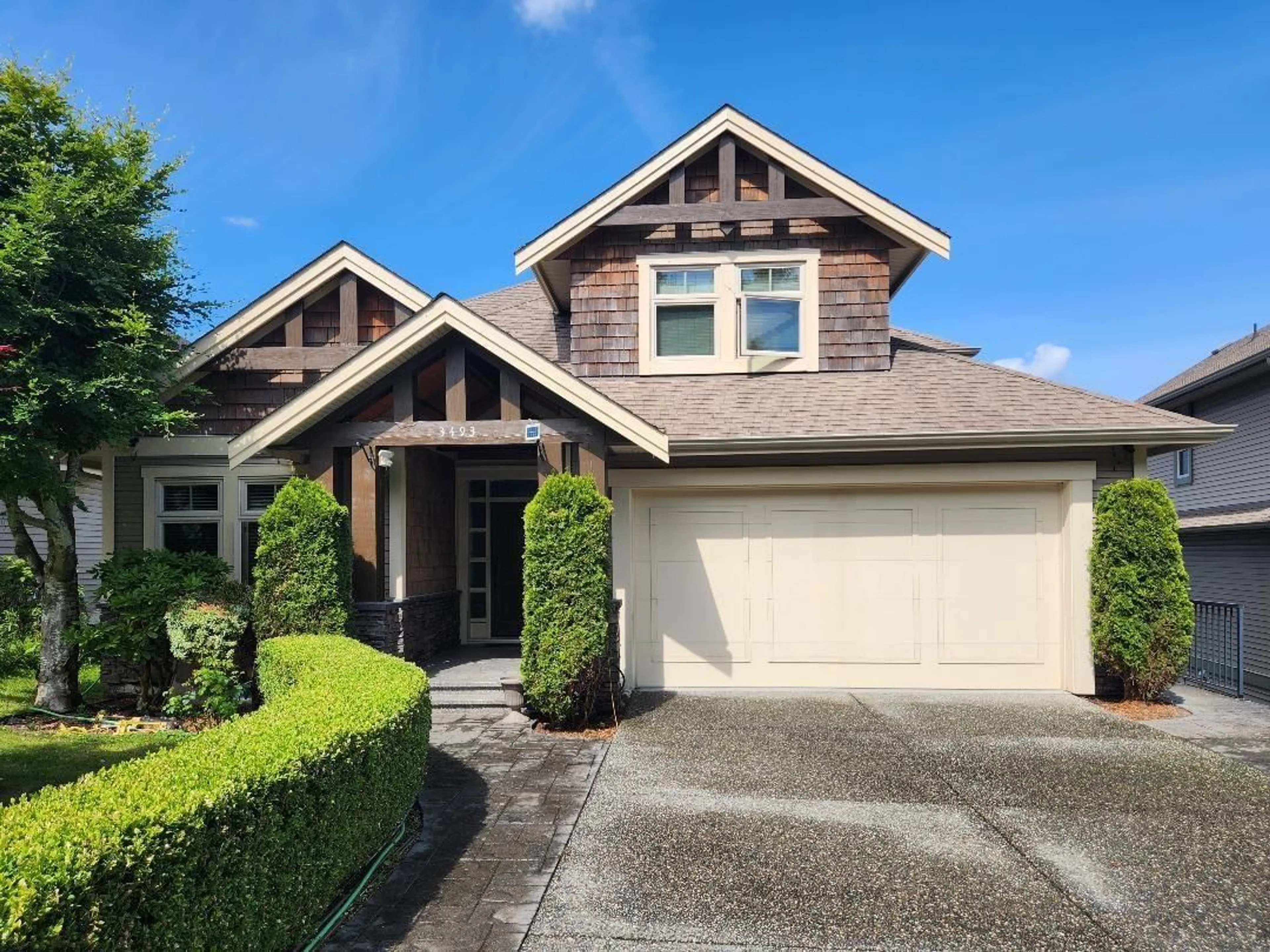 Home with brick exterior material, street for 3493 APPLEWOOD, Abbotsford British Columbia V3G3G3