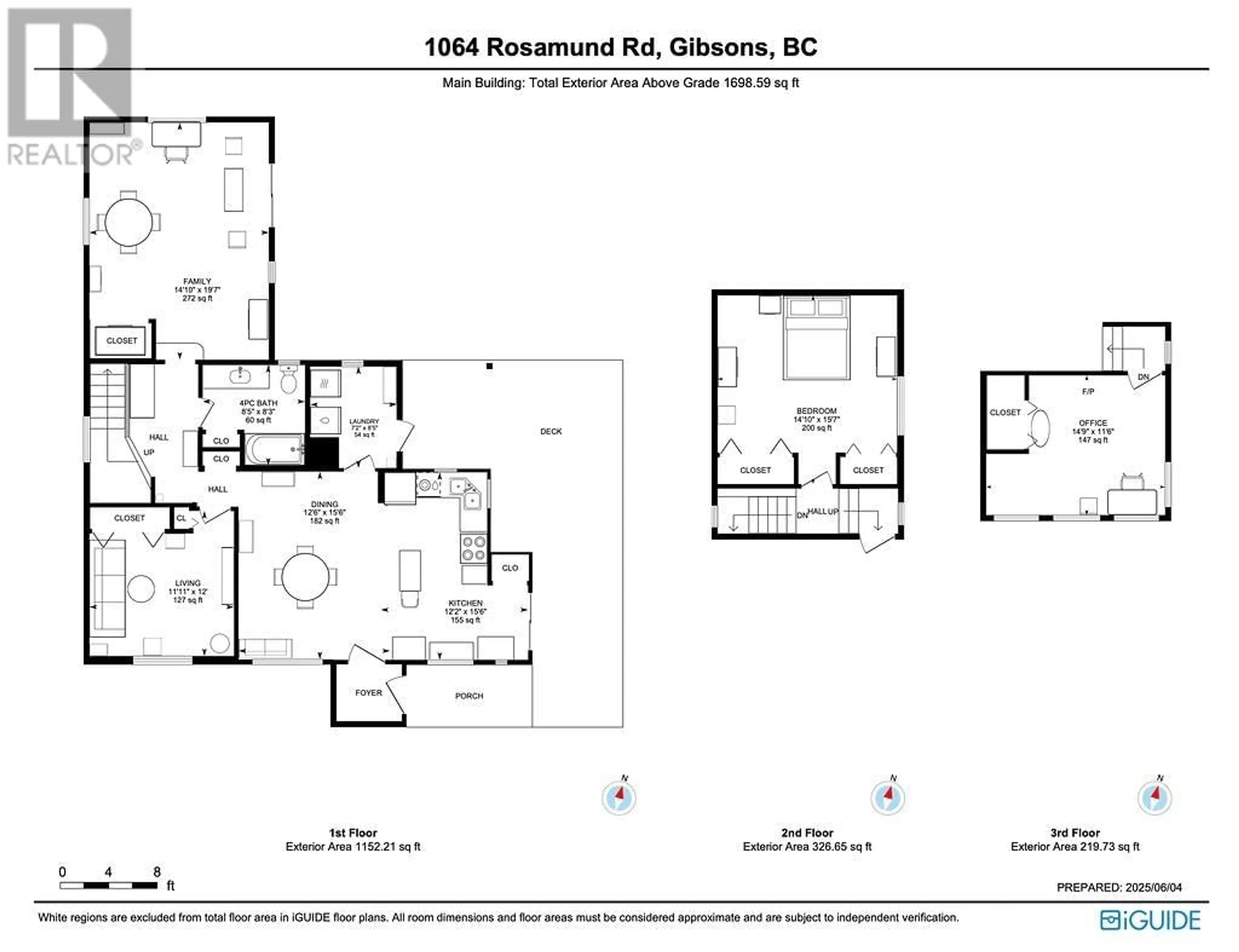 Floor plan for 1064 ROSAMUND ROAD, Gibsons British Columbia V0N1V3