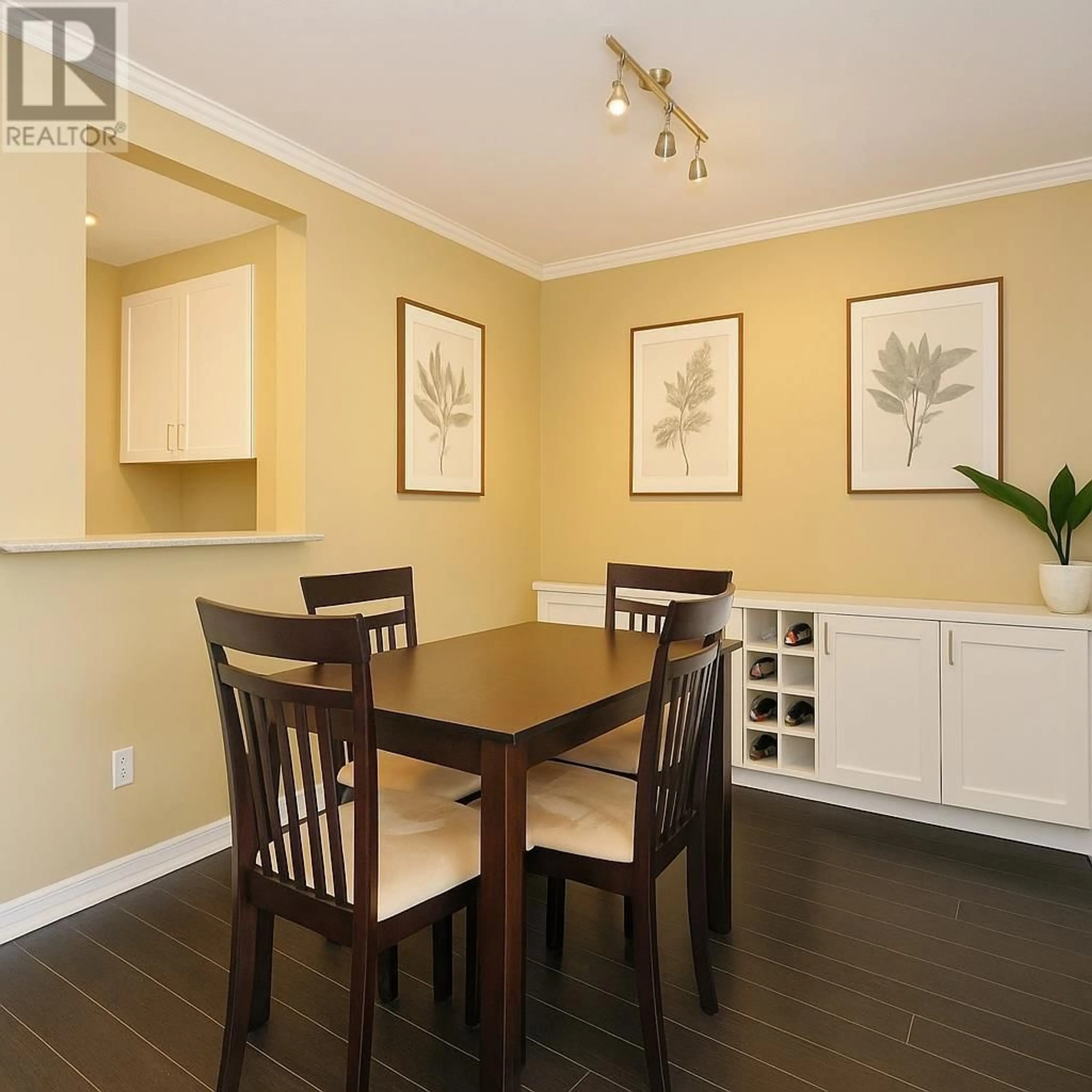 Dining room, wood/laminate floor for 1905 - 950 CAMBIE STREET, Vancouver British Columbia V6B5X5