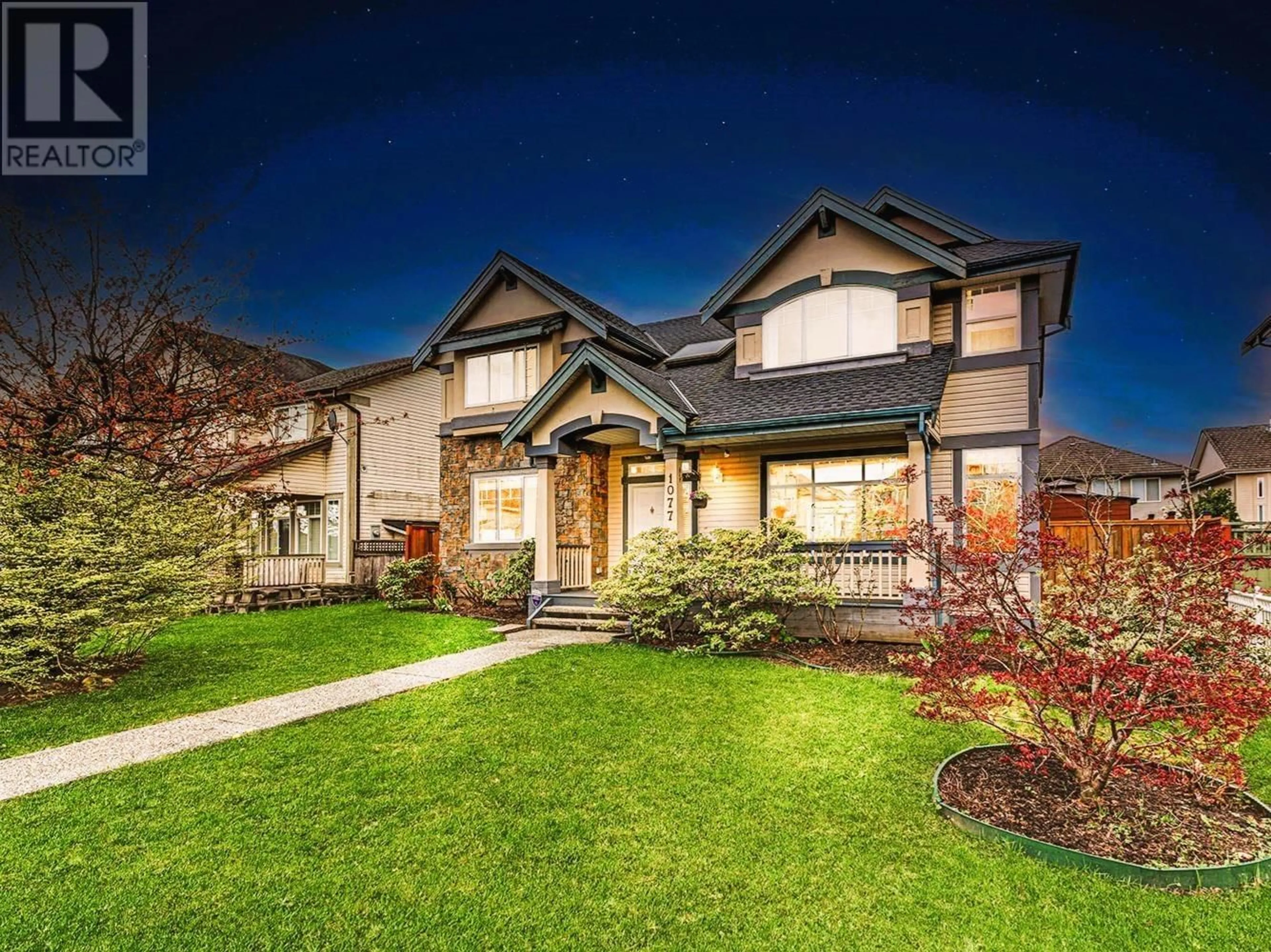 Home with brick exterior material, street for 1077 RIVERSIDE DRIVE, Port Coquitlam British Columbia V3B8A7