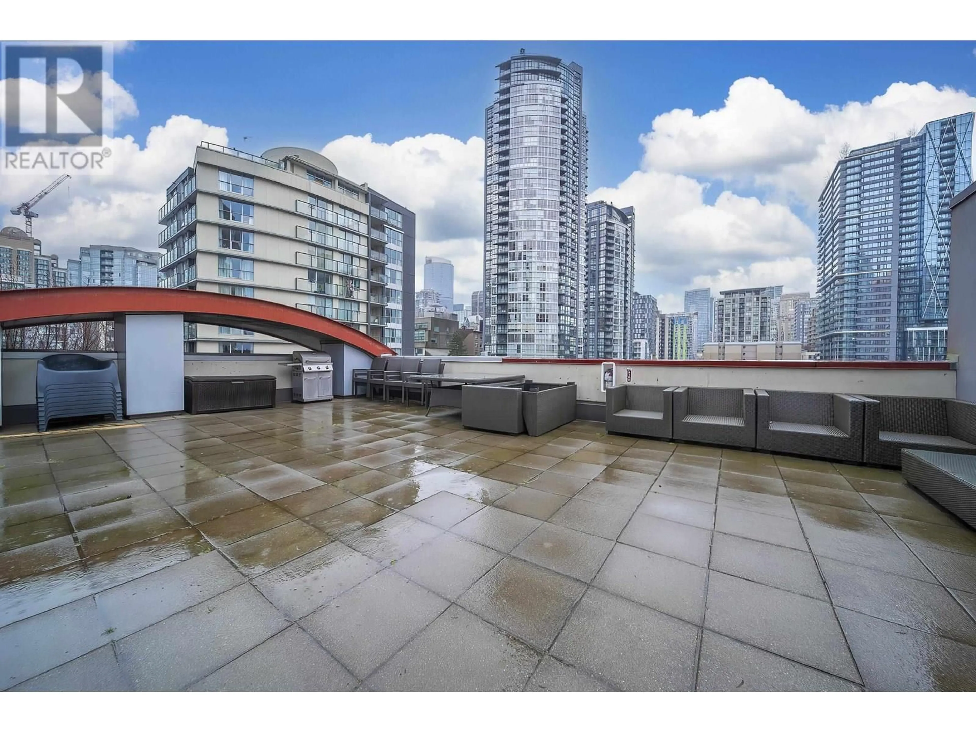 Patio, city buildings view from balcony for 706 - 1238 SEYMOUR STREET, Vancouver British Columbia V6B6J3