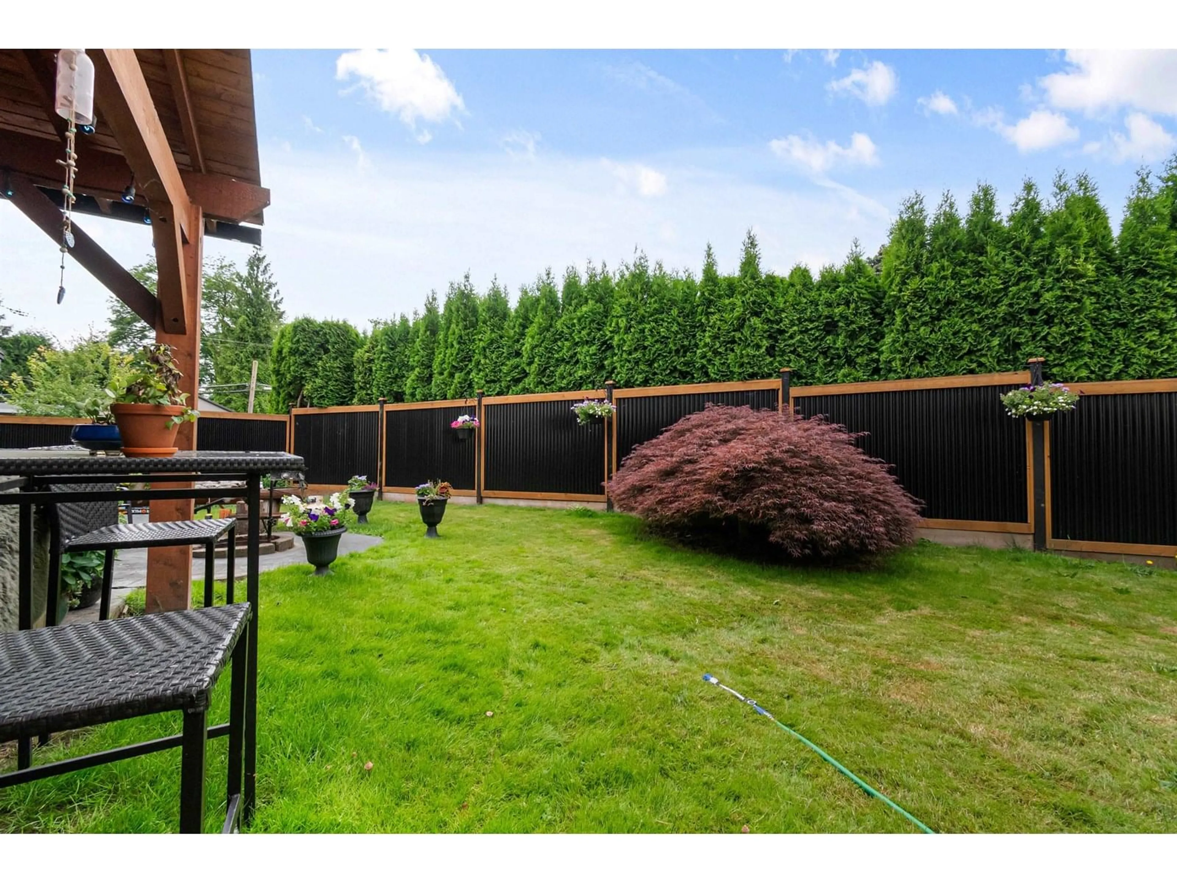Patio, forest/trees view for 46611 HOPE RIVER ROAD, Chilliwack British Columbia V2P7L5