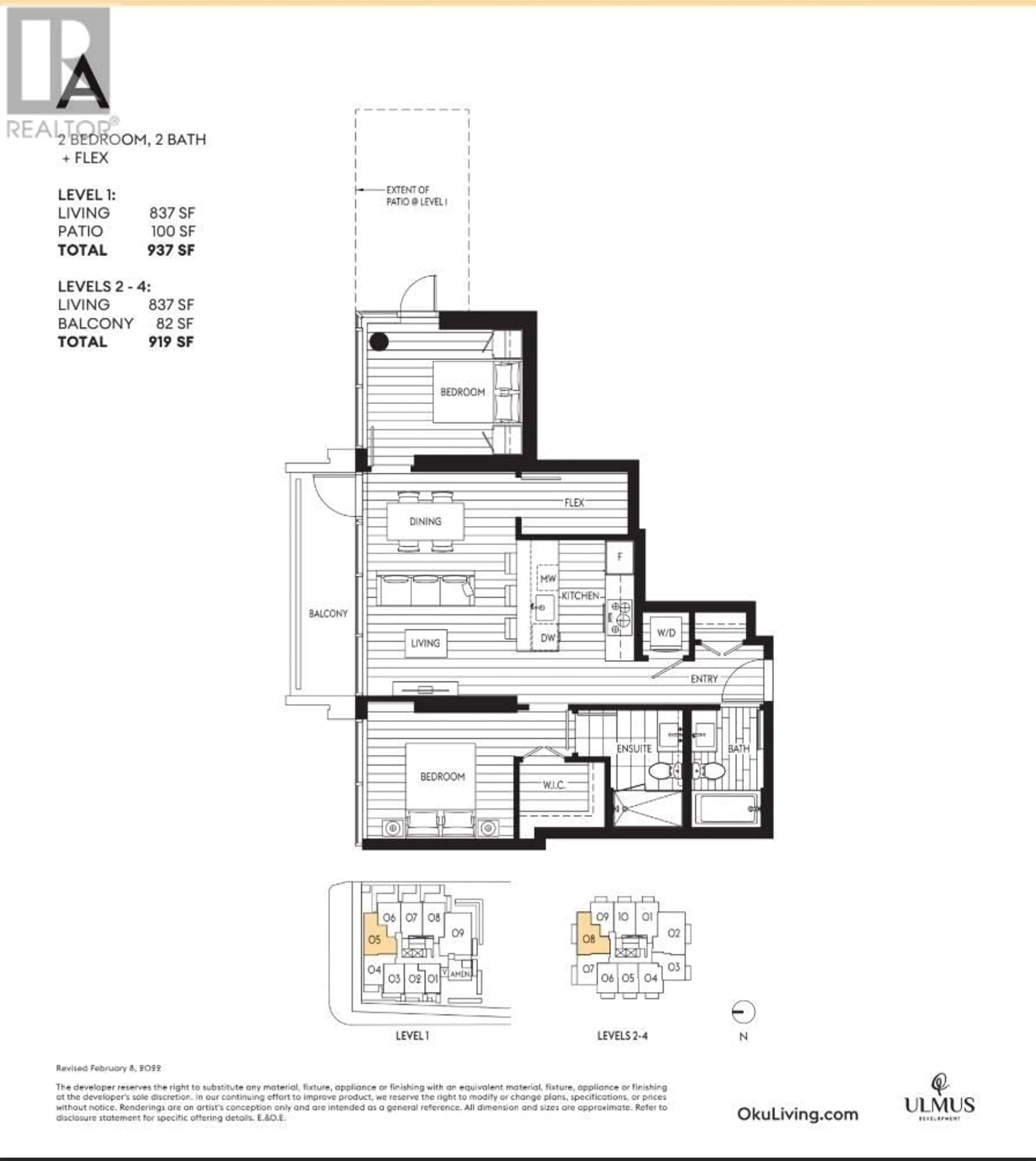 Floor plan for 208 - 8030 OAK STREET, Vancouver British Columbia V6P4A8