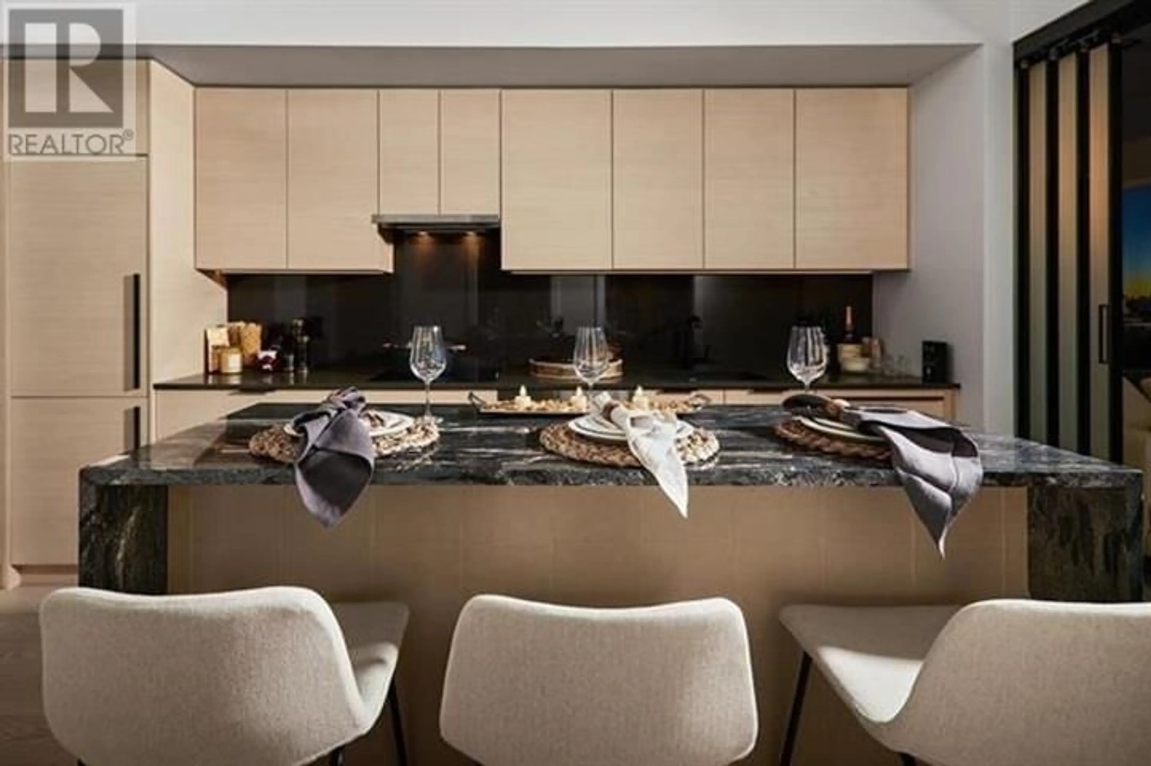 Contemporary kitchen, ceramic/tile floor for 109 - 8030 OAK STREET, Vancouver British Columbia V6P4A8