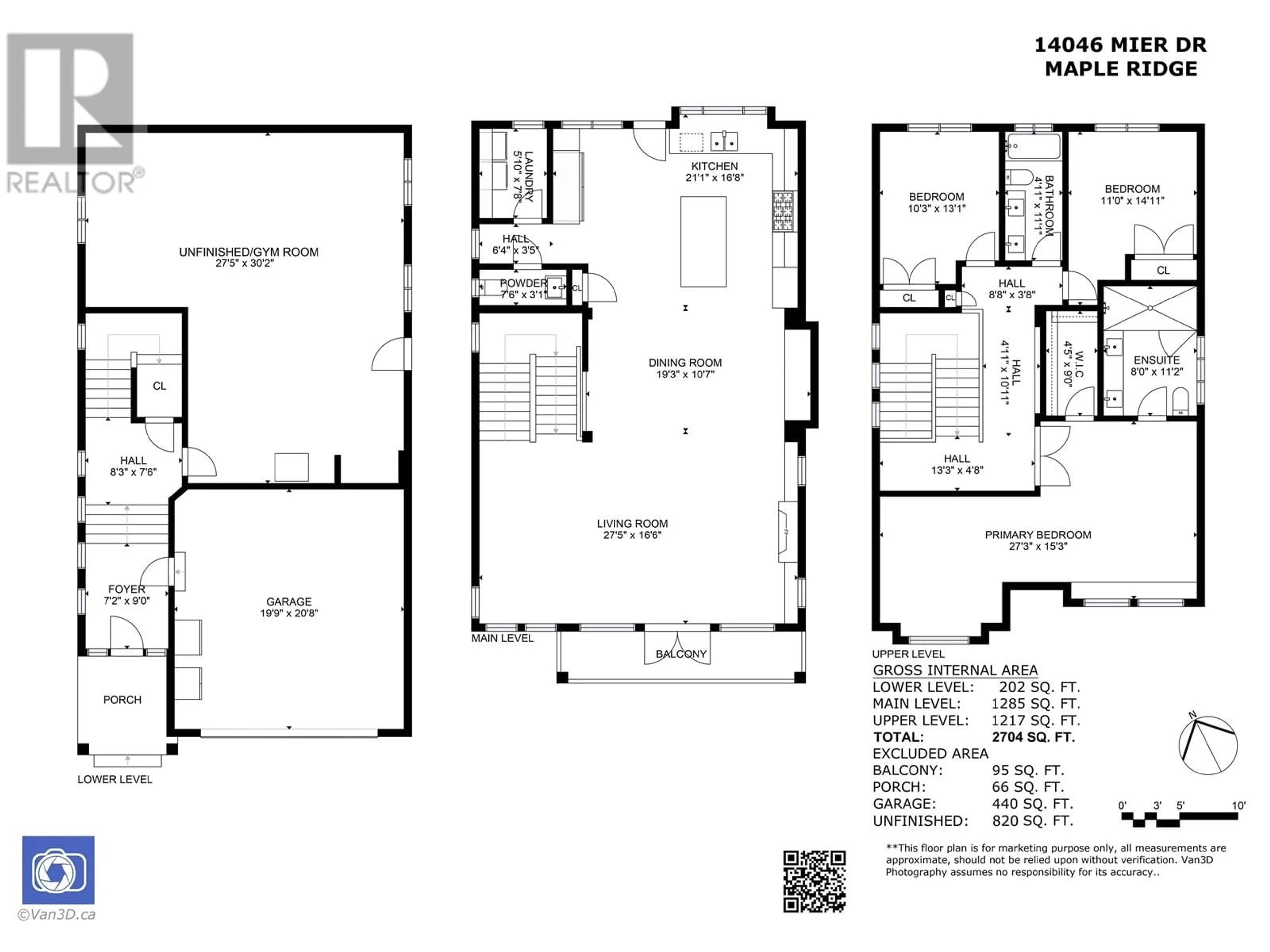 Floor plan for 14046 MIER DRIVE, Maple Ridge British Columbia V4R0G9