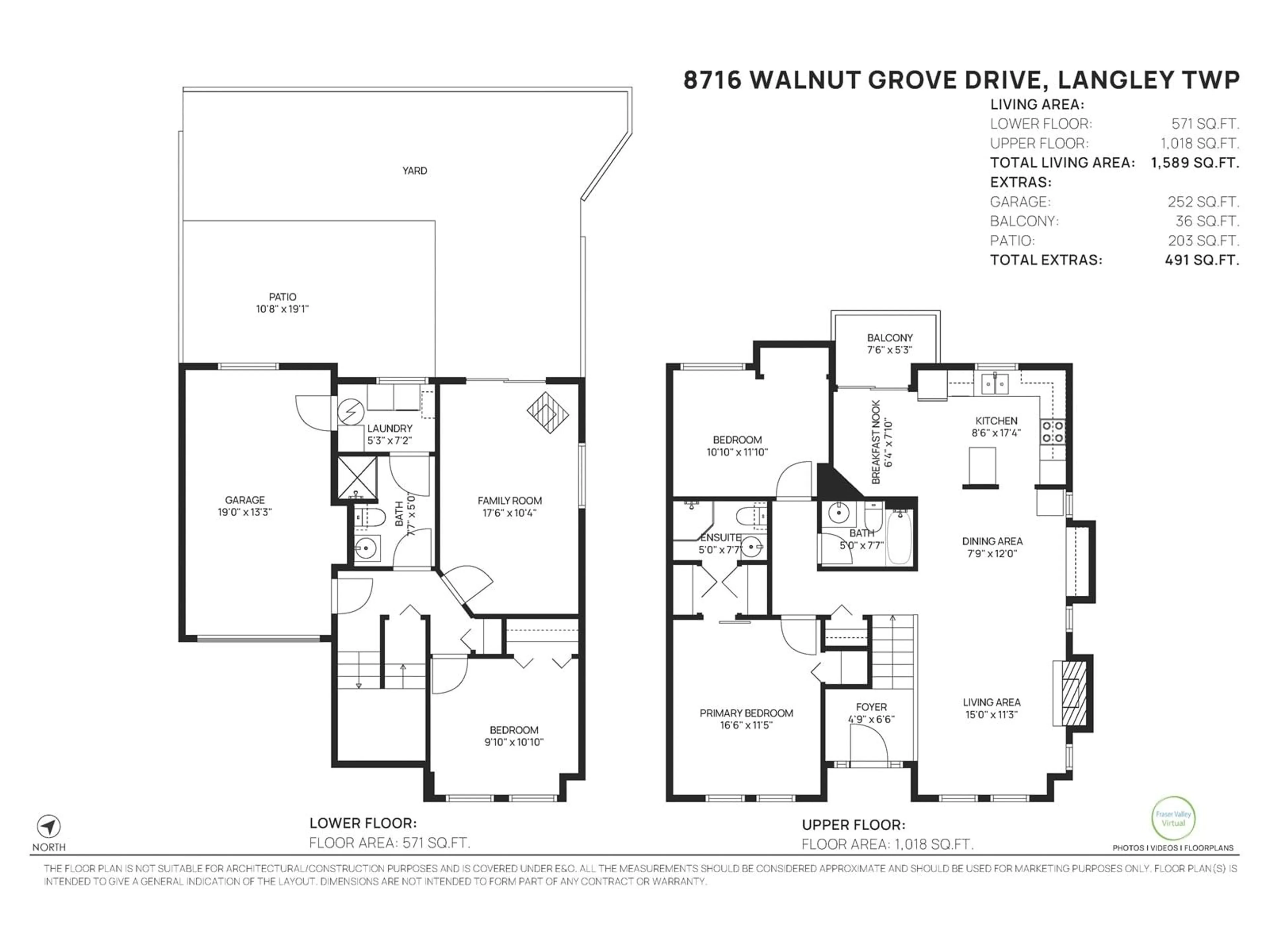 Floor plan for 32 - 8716 WALNUT GROVE, Langley British Columbia V1M2K2