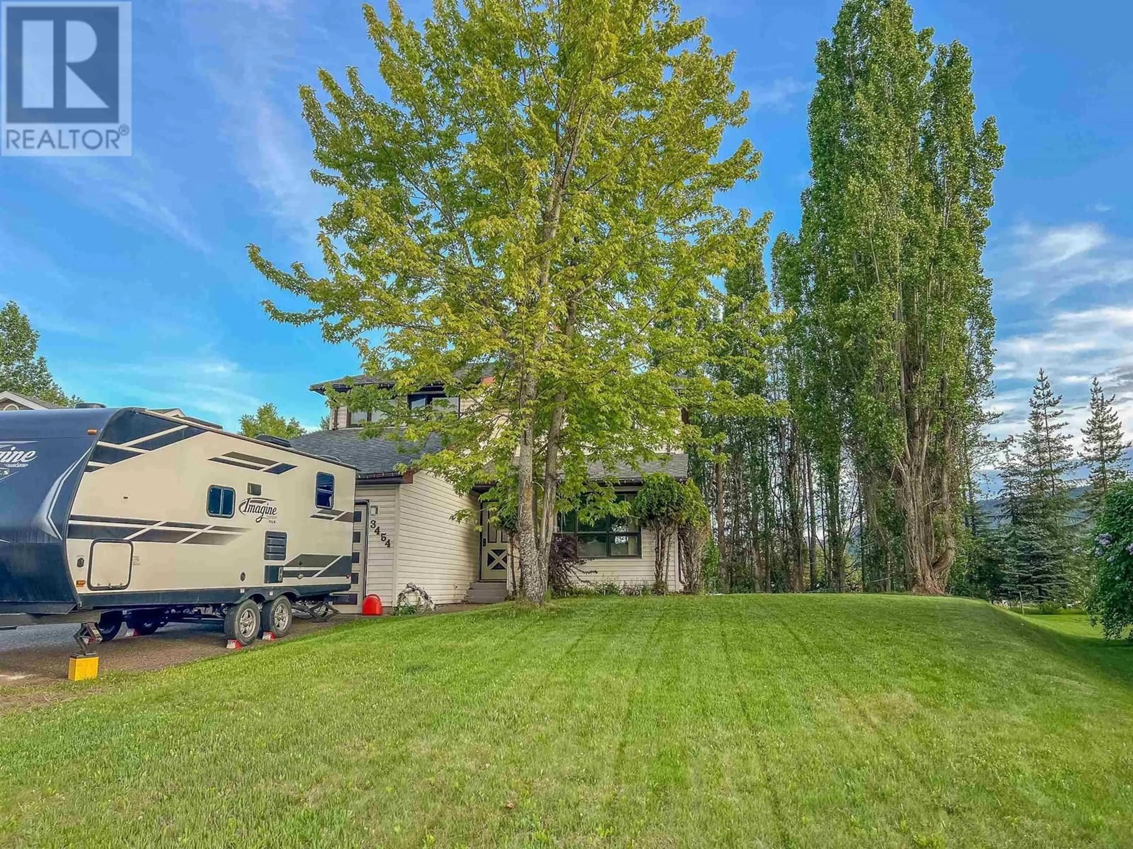 A pic from outside/outdoor area/front of a property/back of a property/a pic from drone, unknown for 3454 NADINA PLACE, Smithers British Columbia V0J2N0