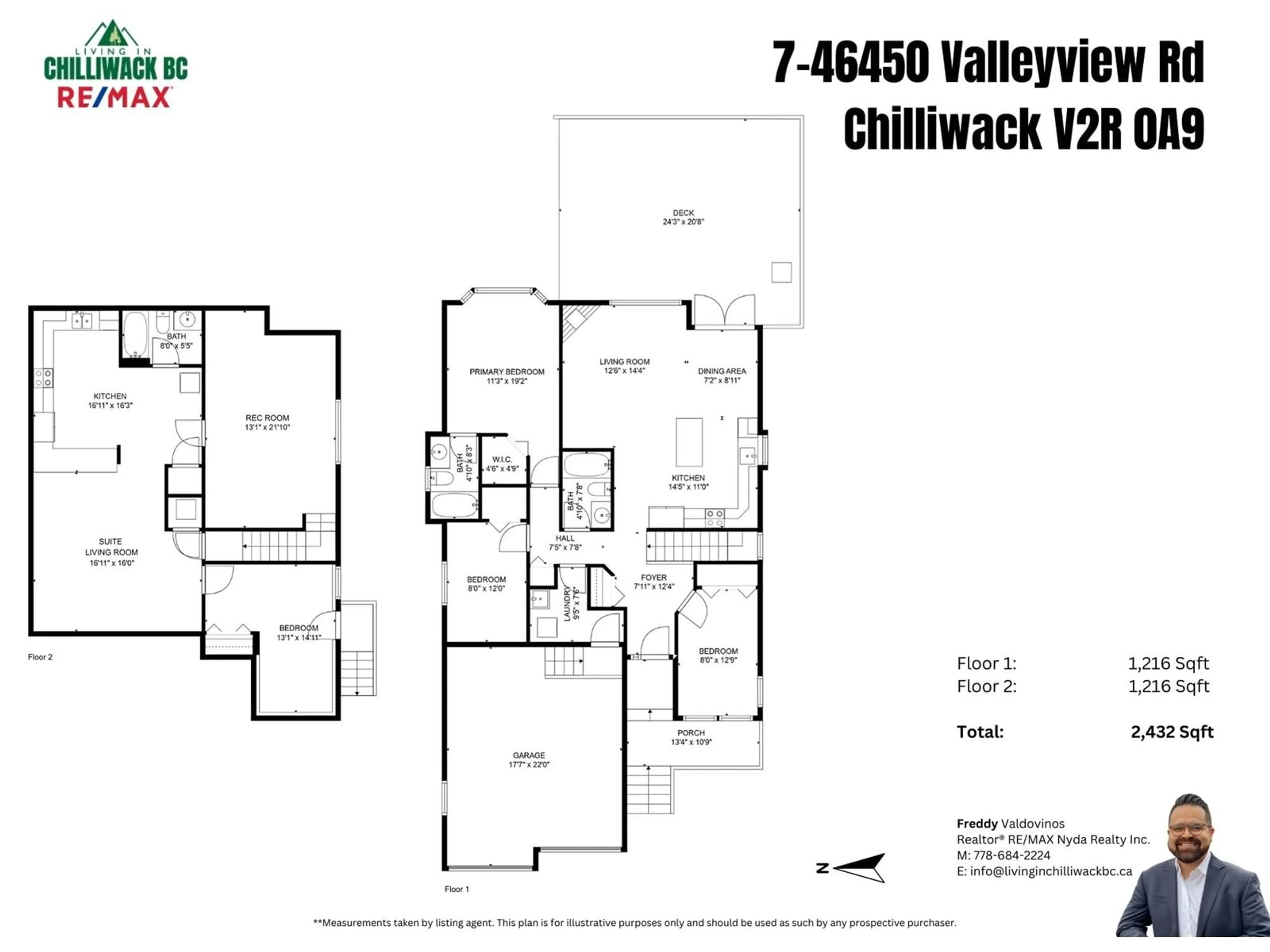 Floor plan for 7 - 46450 VALLEYVIEW ROAD, Chilliwack British Columbia V2R0A9
