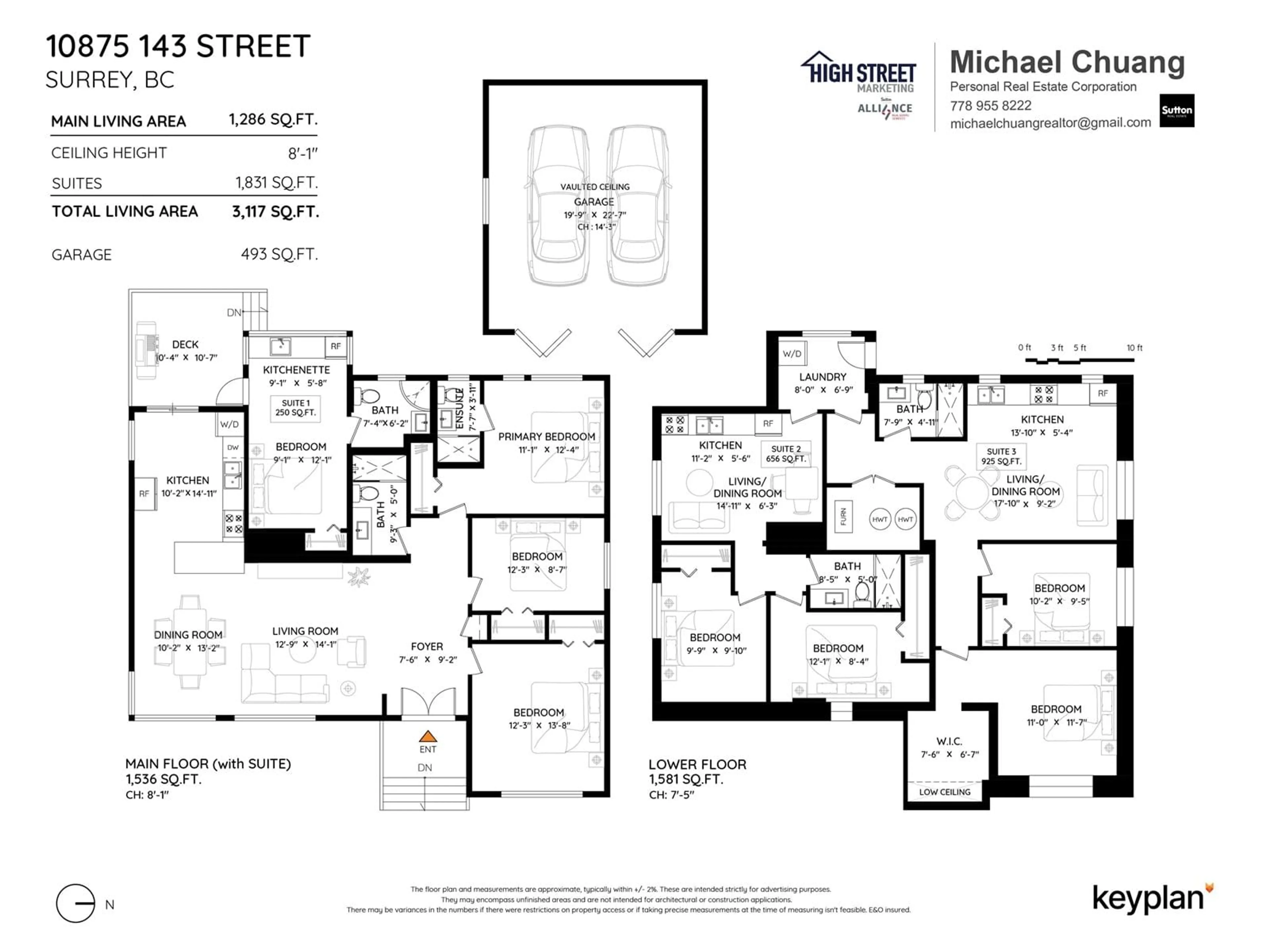 Floor plan for 10875 143 STREET, Surrey British Columbia V3R3M1
