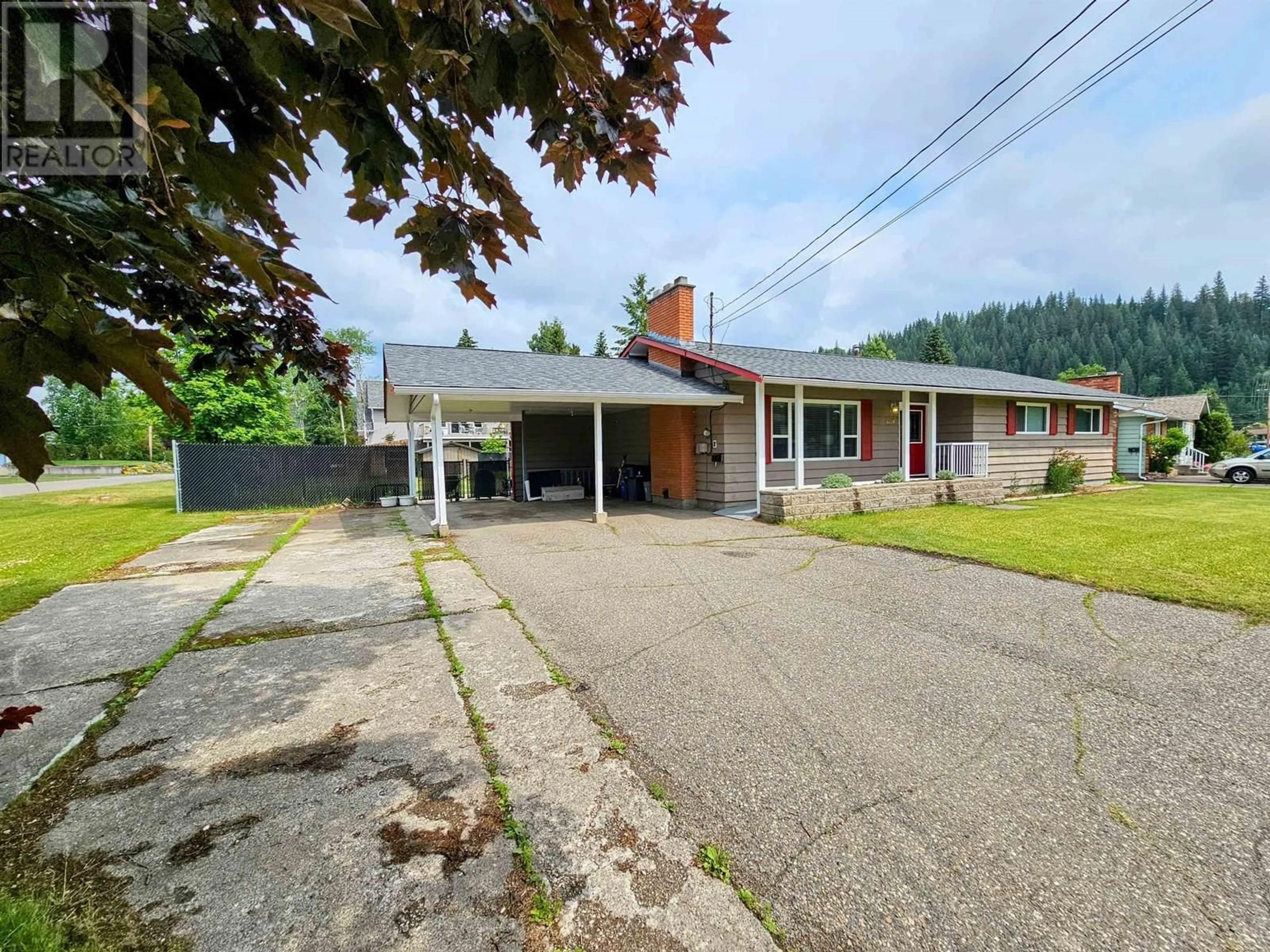 A pic from outside/outdoor area/front of a property/back of a property/a pic from drone, street for 4330 CRAIG DRIVE, Prince George British Columbia V2K1E5