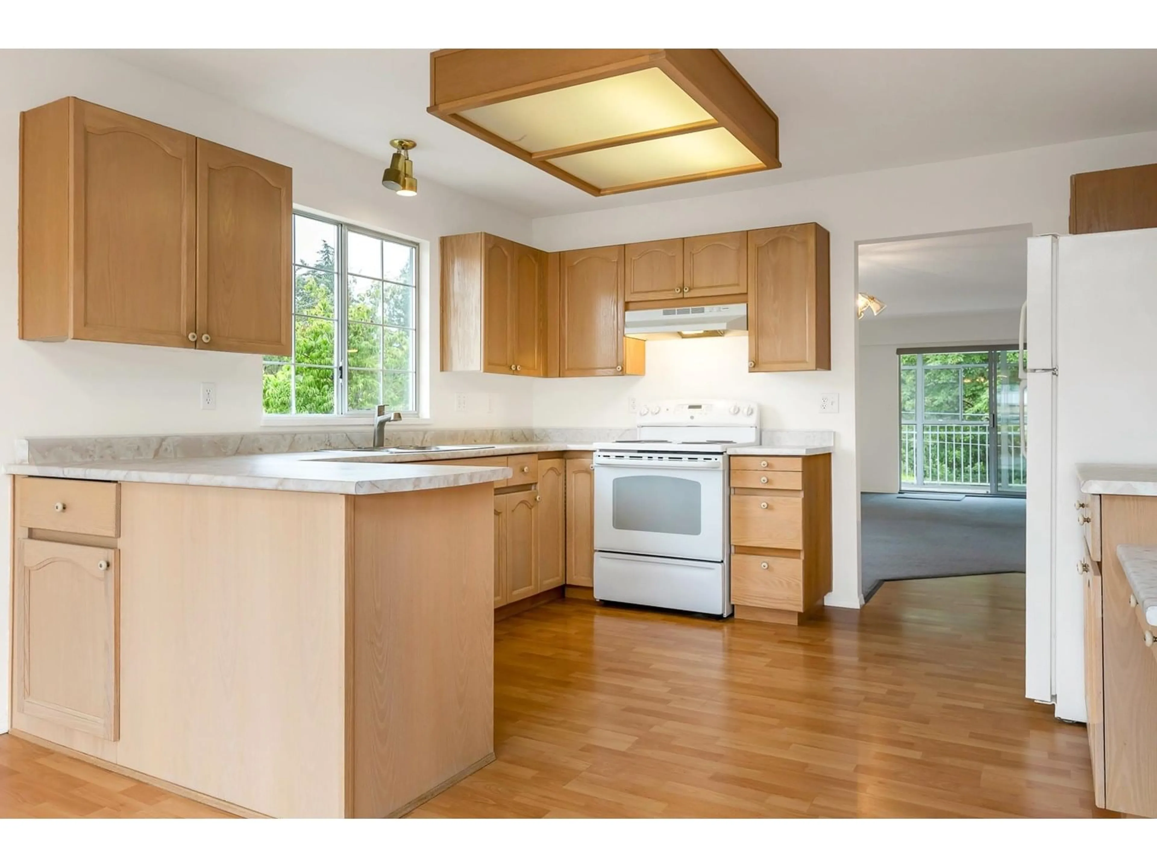 Standard kitchen, wood/laminate floor for 20 - 3110 TRAFALGAR, Abbotsford British Columbia V2S7X7