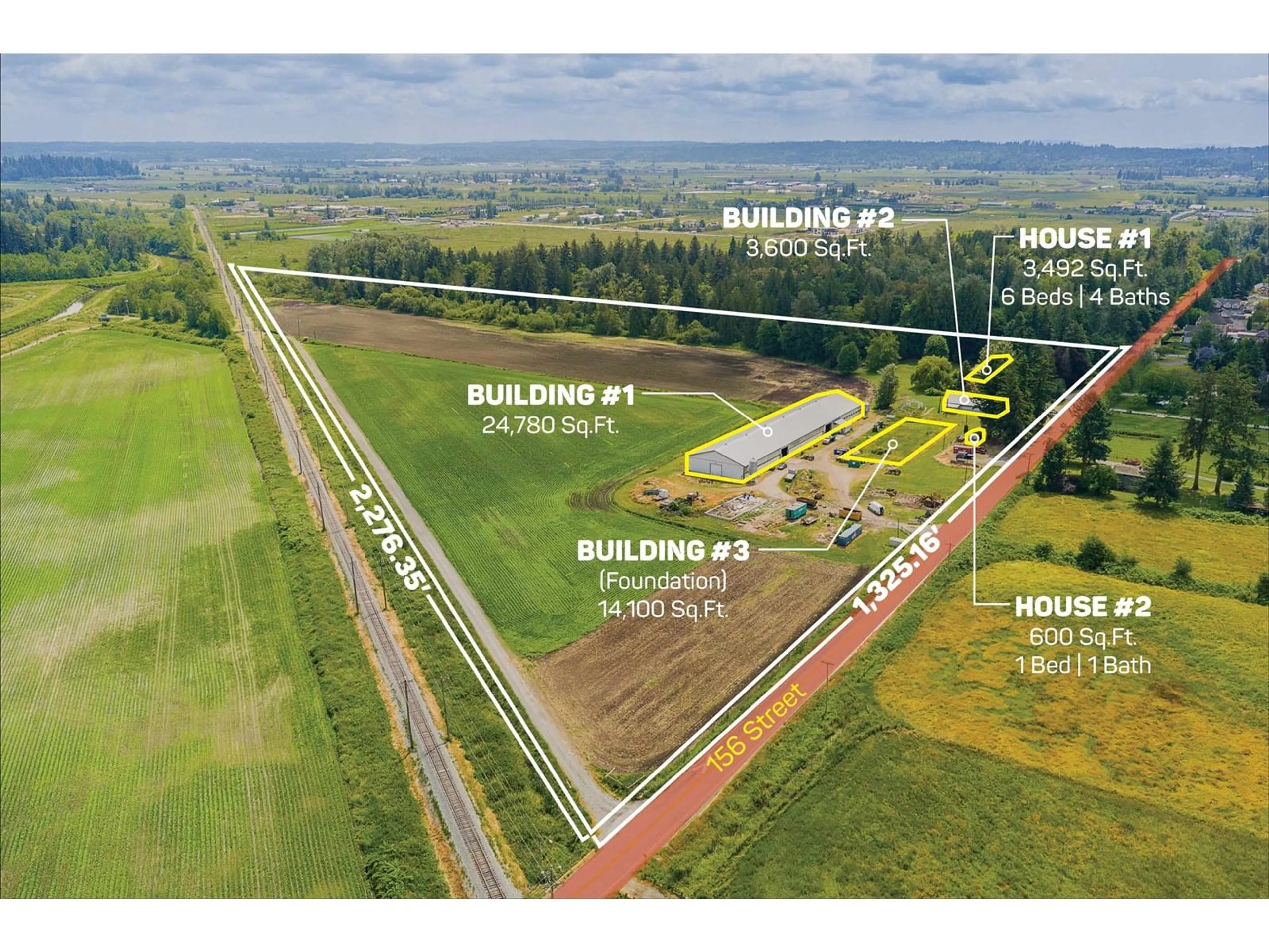 A pic from outside/outdoor area/front of a property/back of a property/a pic from drone, building for 5948 156, Surrey British Columbia V3S4N8