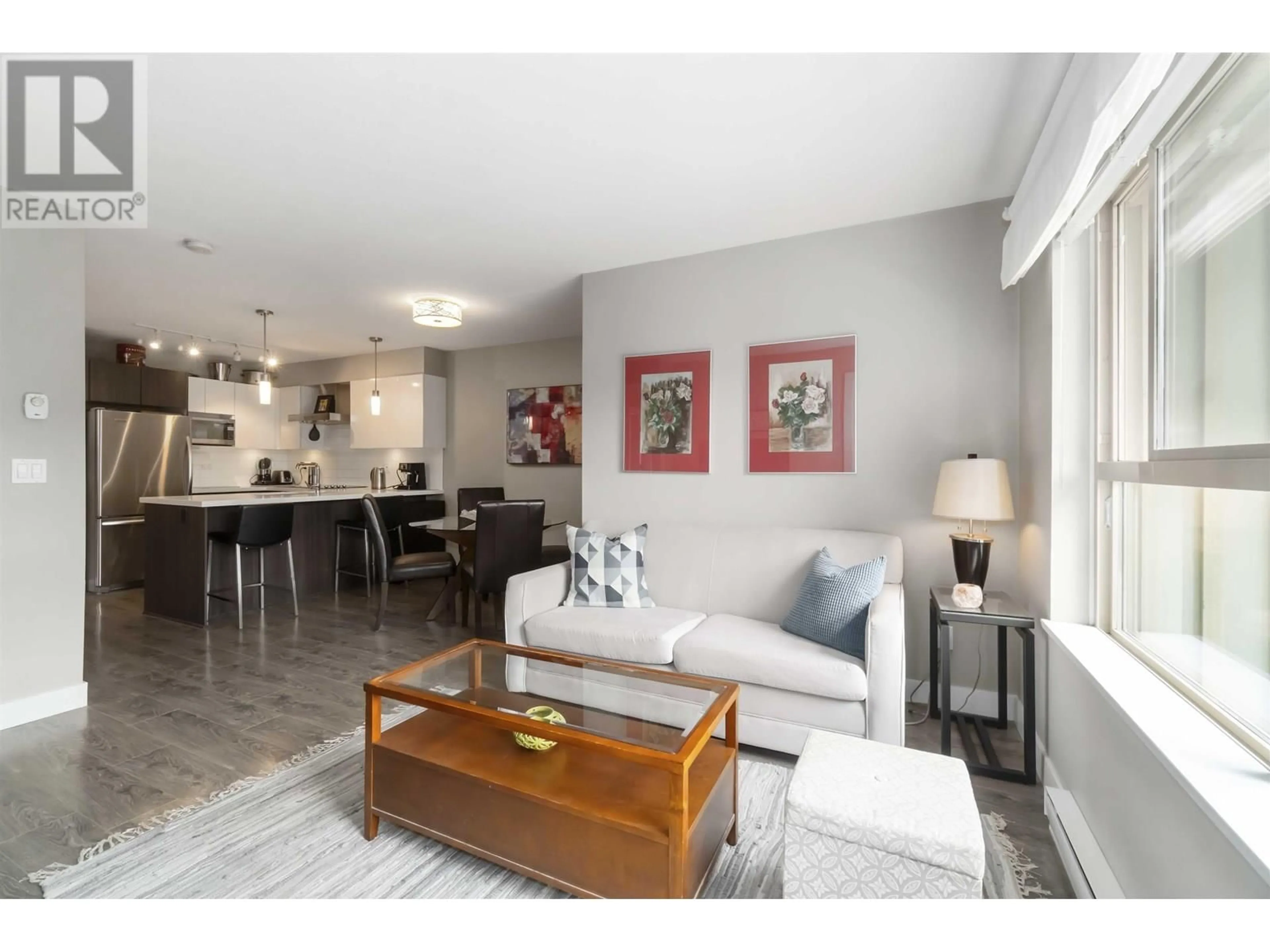 Living room with furniture, unknown for 413 - 7131 STRIDE AVENUE, Burnaby British Columbia V3N0E3