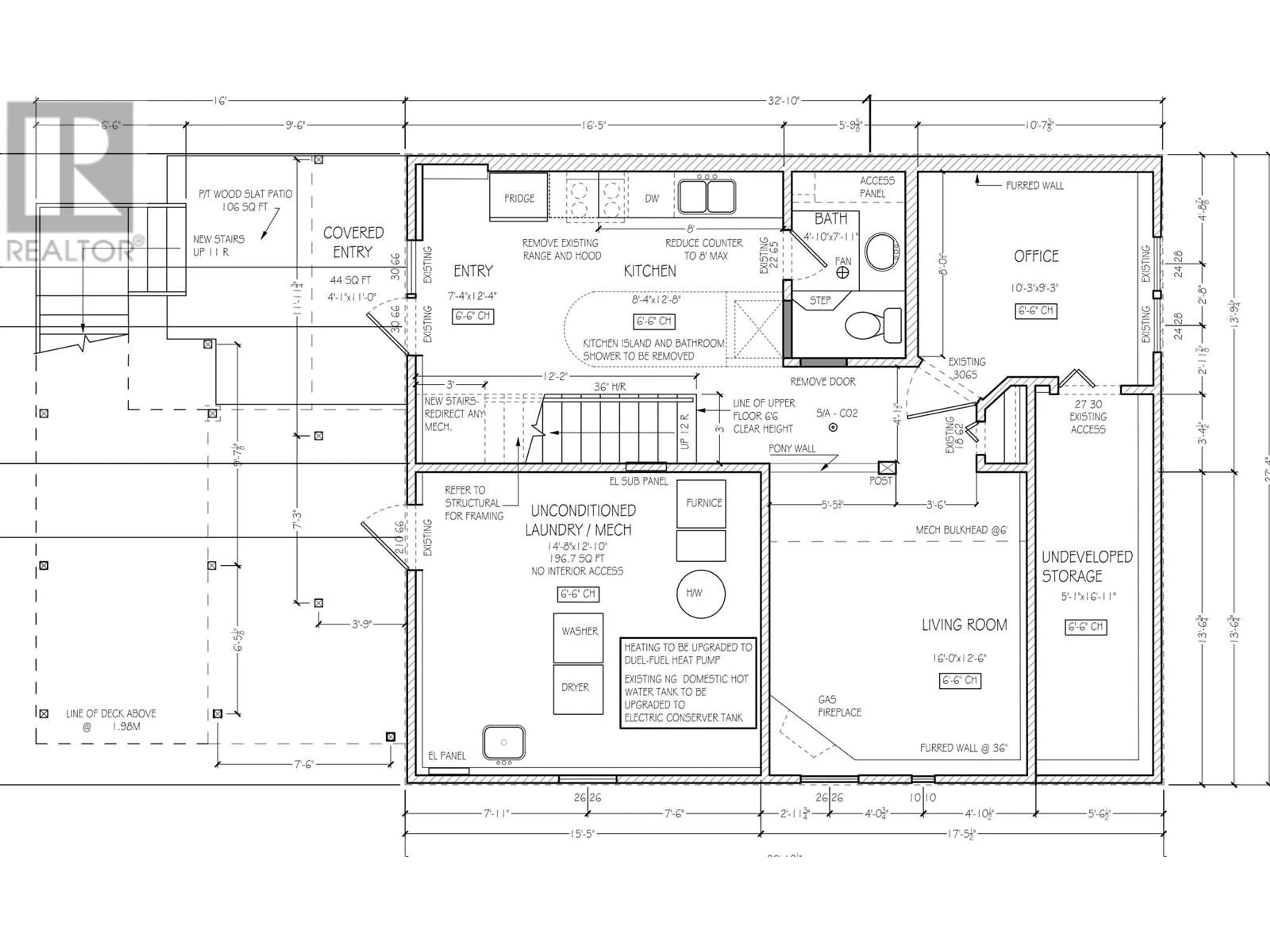 Floor plan for 1335 LABURNUM STREET, Vancouver British Columbia V6J3W4