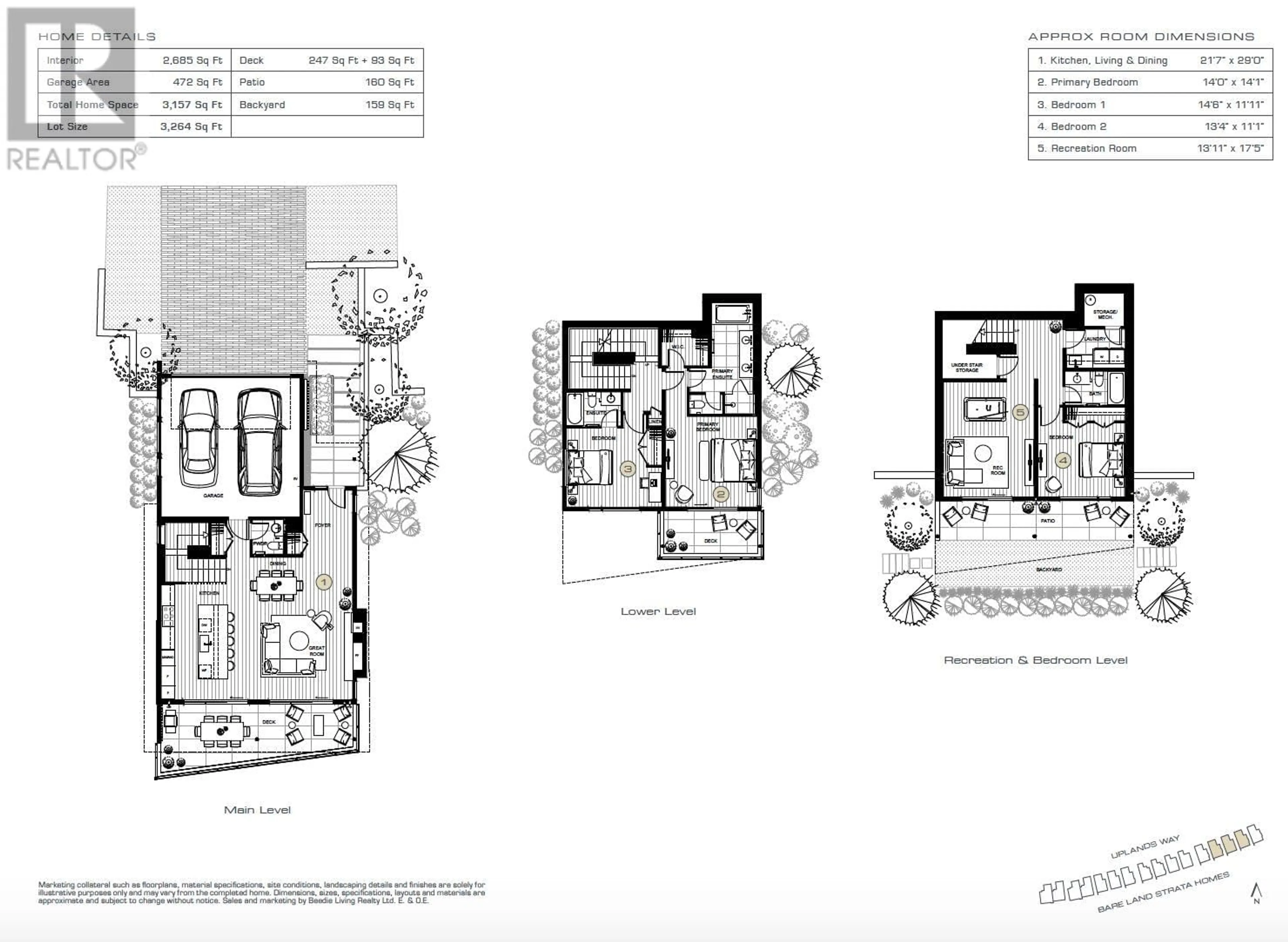 Floor plan for 3992 UPLANDS WAY, West Vancouver British Columbia V7S0B9