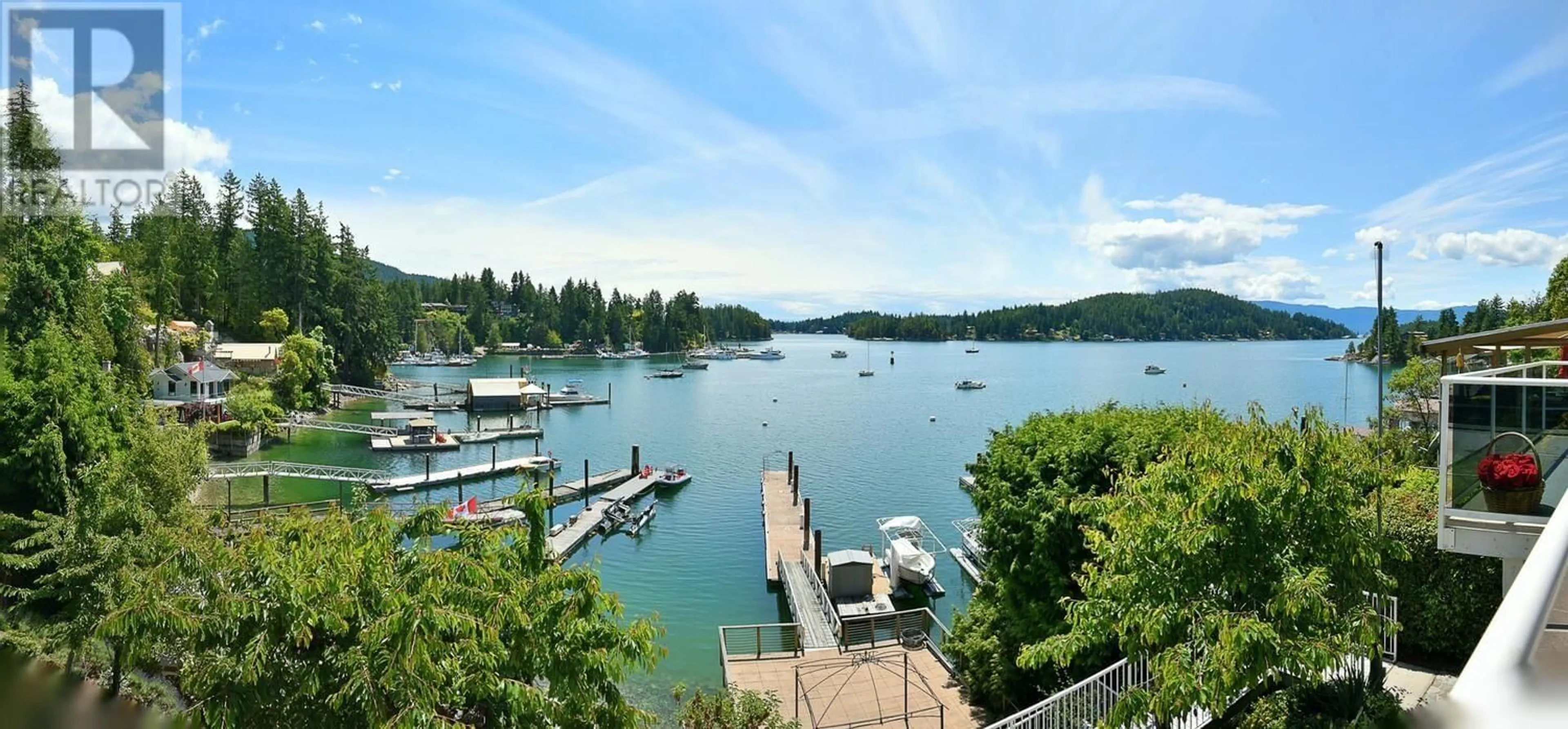 Patio, water/lake/river/ocean view for 4850 SINCLAIR BAY ROAD, Garden Bay British Columbia V0N1S1