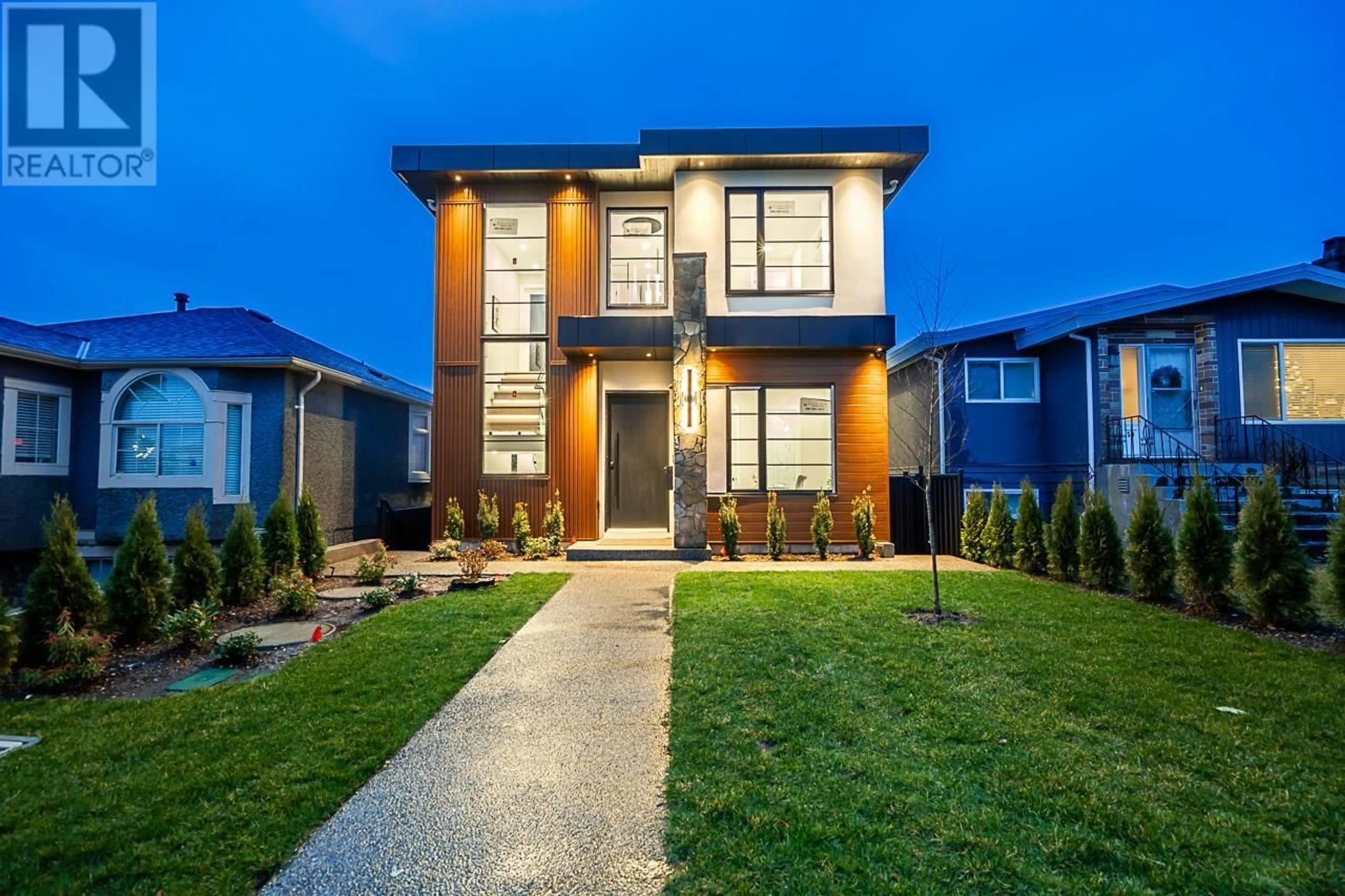 Home with brick exterior material, street for 81 GROSVENOR AVENUE, Burnaby British Columbia V5B3N7